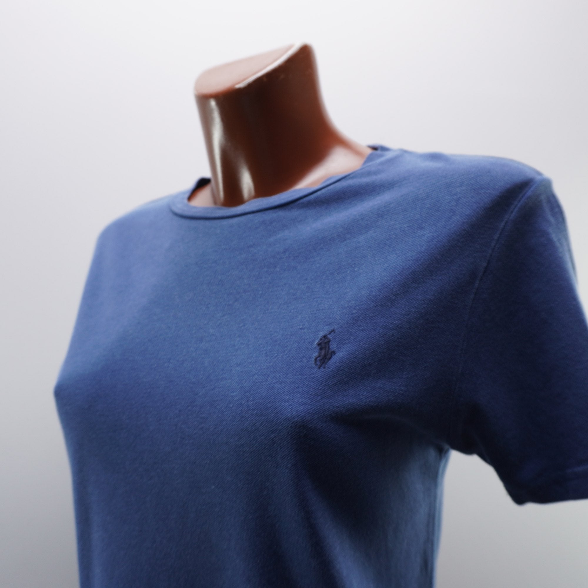 Camiseta de Manga Corta Ralph Lauren para Mujer Usada - Azul, M