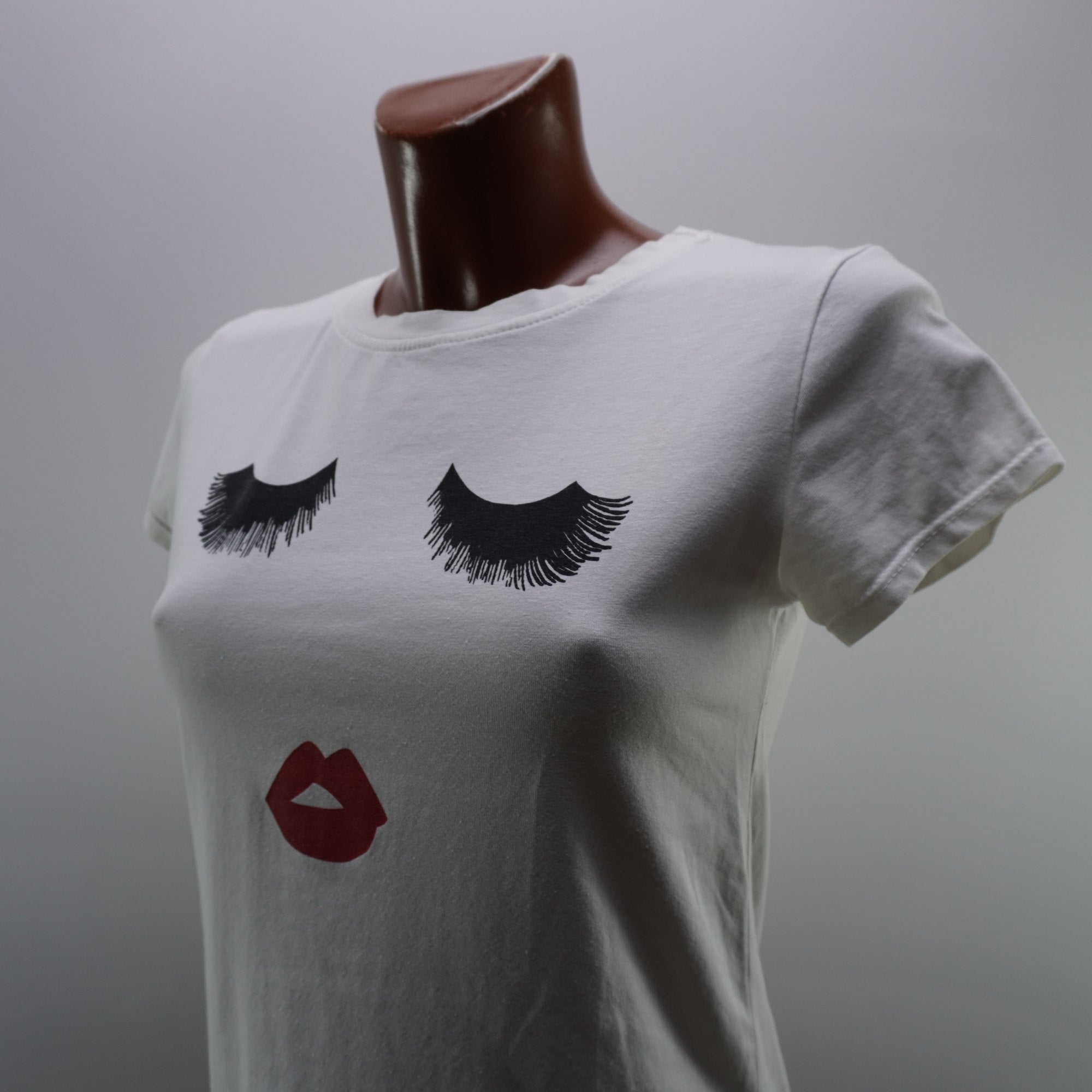 Camiseta de Manga Corta Rose Blu Candida para Mujer - Blanco, M (Usada en Muy Buen Estado)