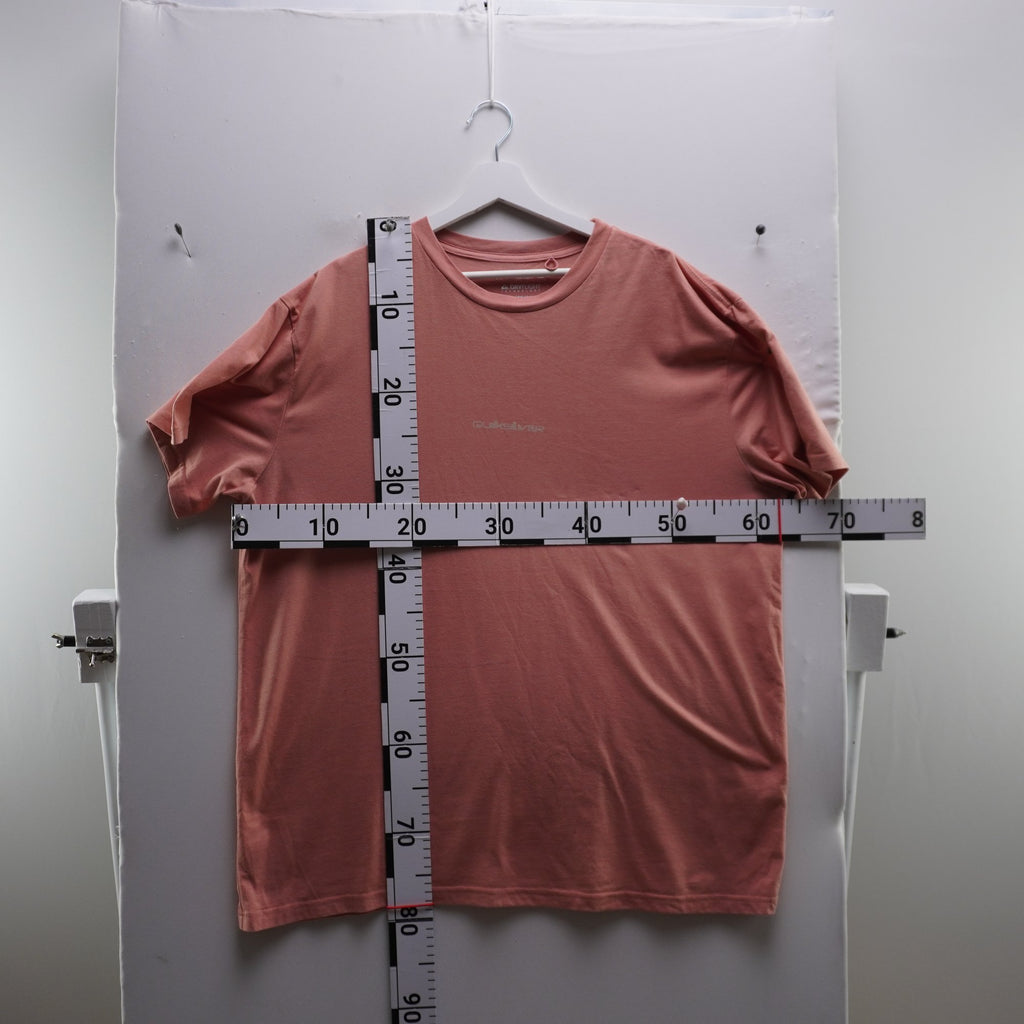 Camiseta de Manga Corta Quiksilver para Hombre Usada - Coral, XL