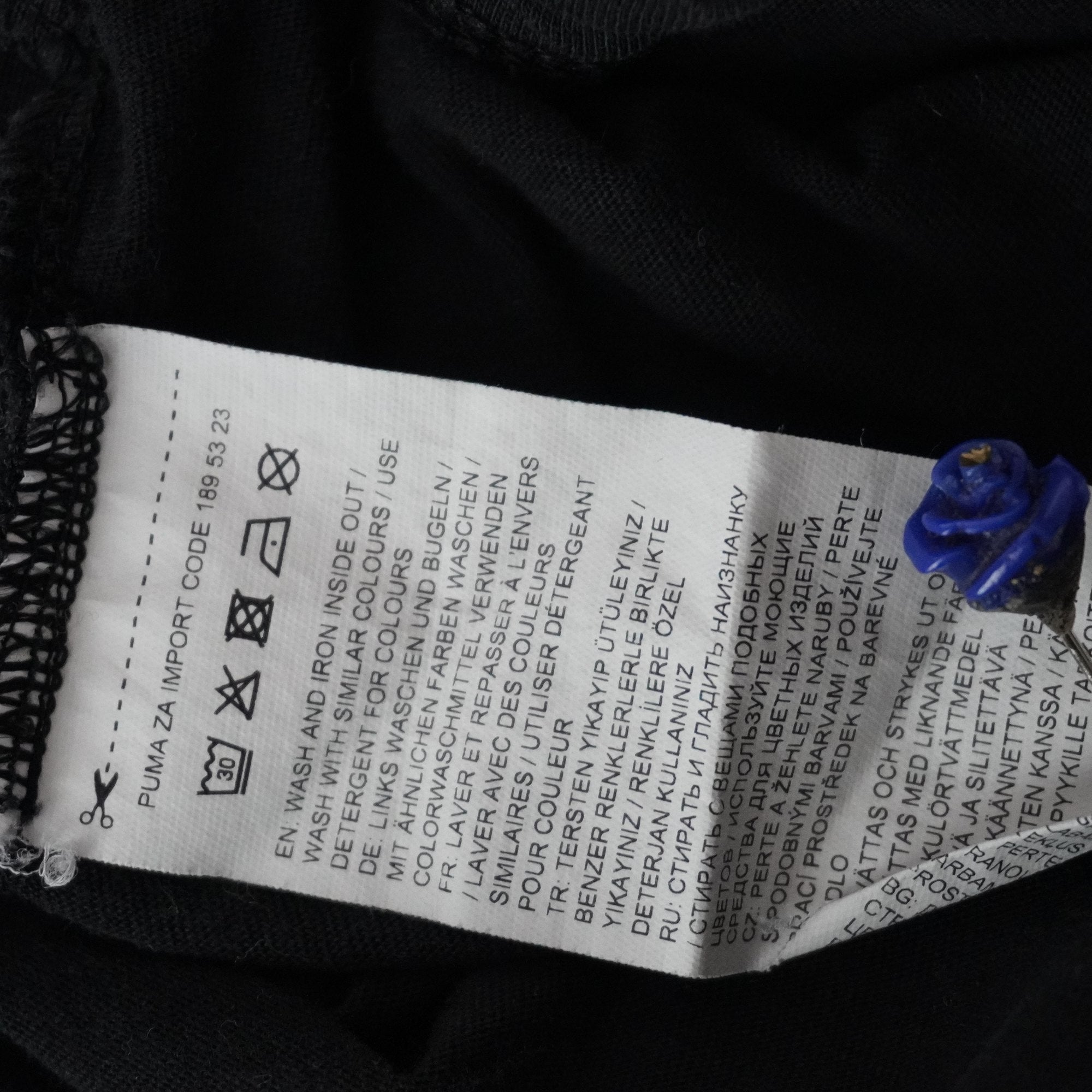 Camiseta de Manga Corta Puma para Mujer - Negro, L, Usada en Muy Buen Estado