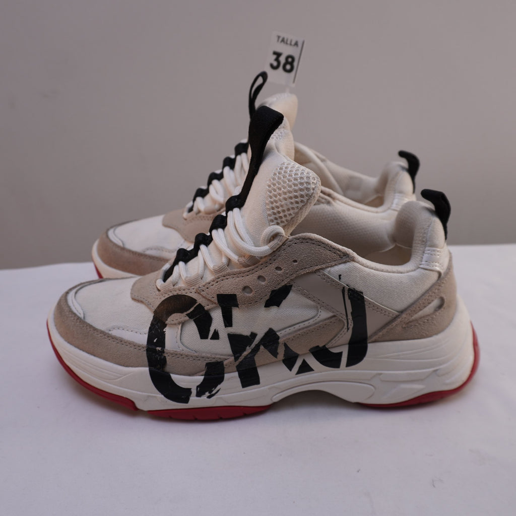 Zapatillas Calvin Klein para Mujer Usadas - Blanco, 38