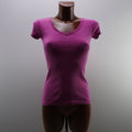 Camiseta de Manga Corta Tommy Hilfiger para Mujer - Rosa, M, Usada en Muy Buen Estado