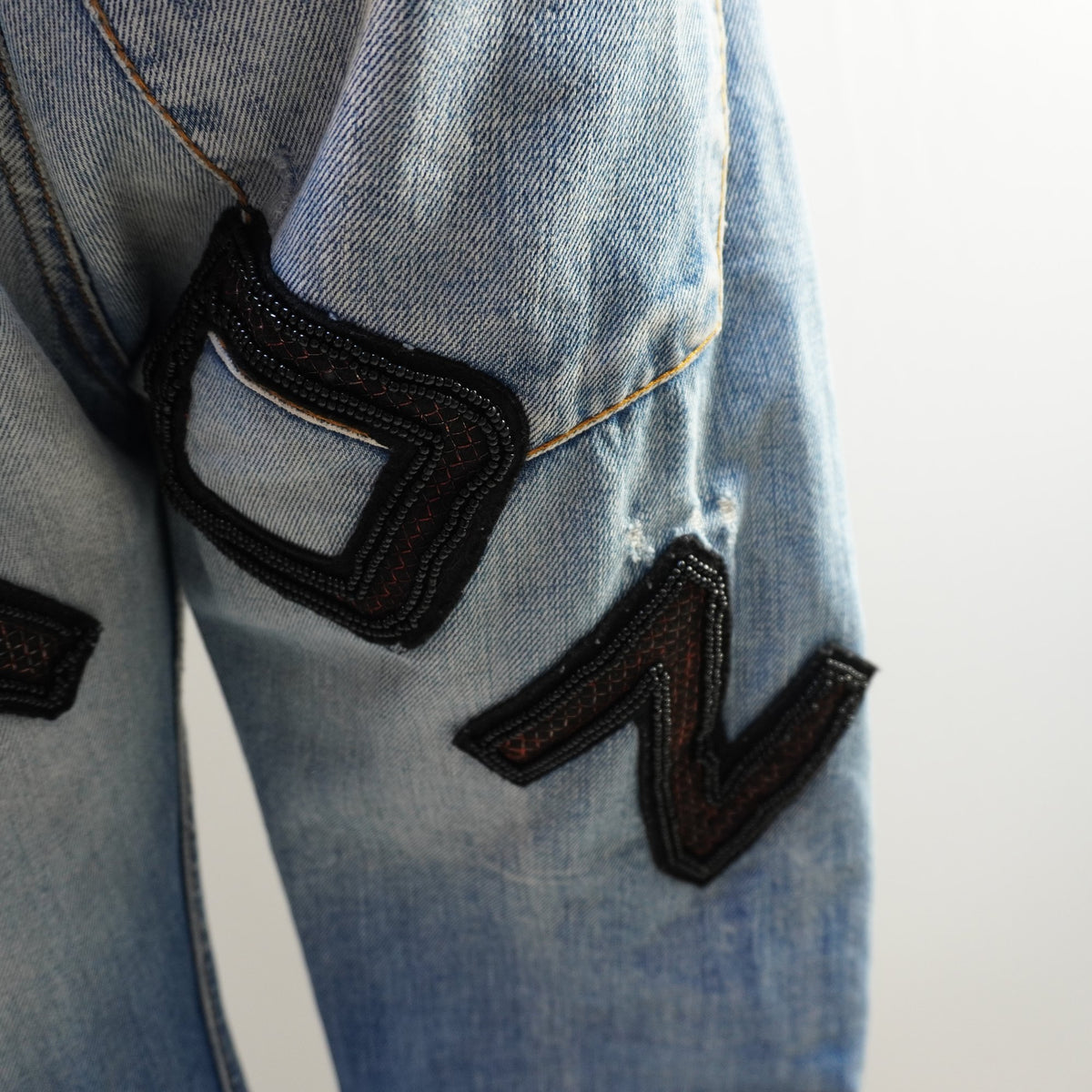 Vaqueros Takeshy Kurosawa para Hombre - Azul, XL Usados en Muy Buen Estado
