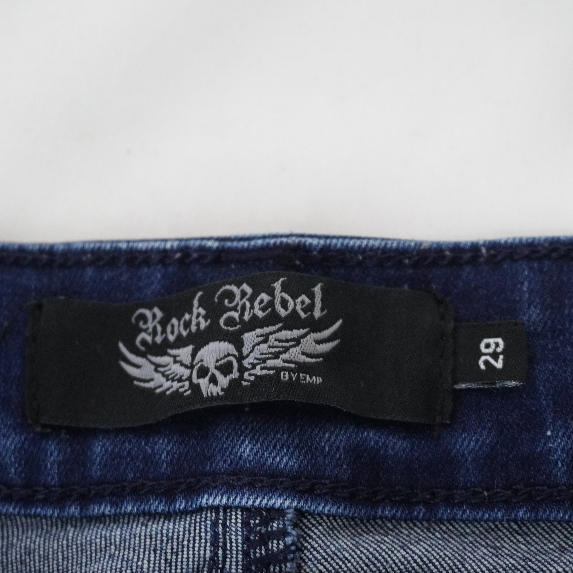 Pantalones Cortos Vaqueros Rock Rebel para Mujer Usados - Azul, L