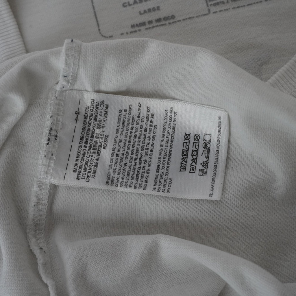Camiseta de Manga Corta Vans para Hombre Usada - Blanca, L