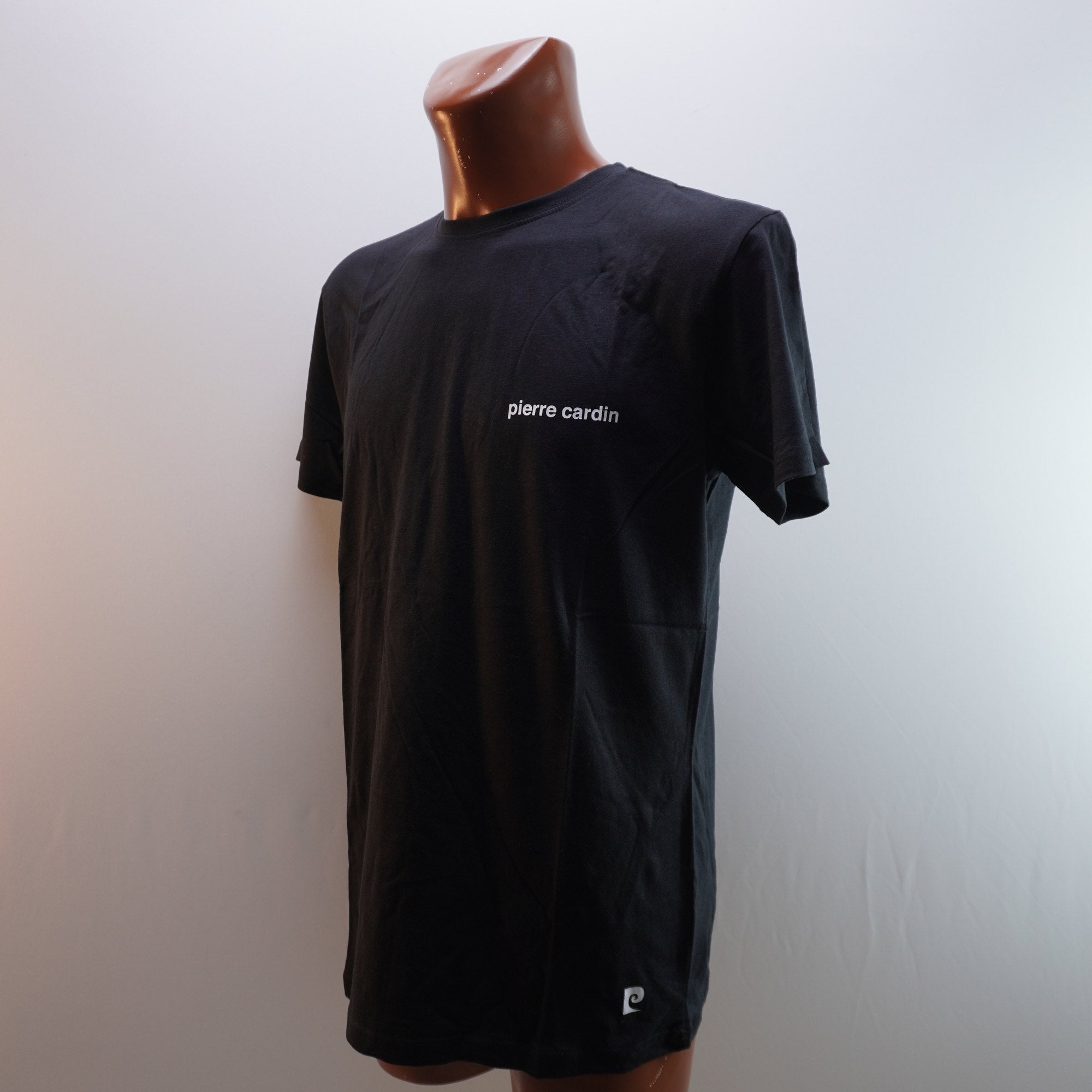 Camiseta de Manga Corta Pierre Cardin para Hombre Usada - Negra, L