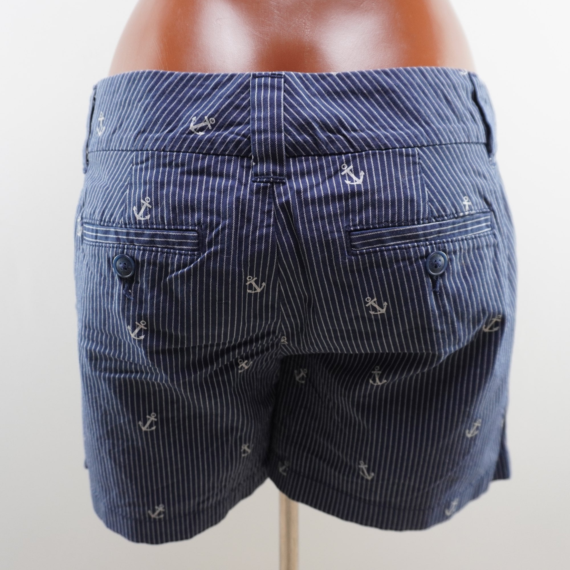 Pantalones Cortos Chinos Tommy Hilfiger para Mujer Usados - Azul Marino, XS