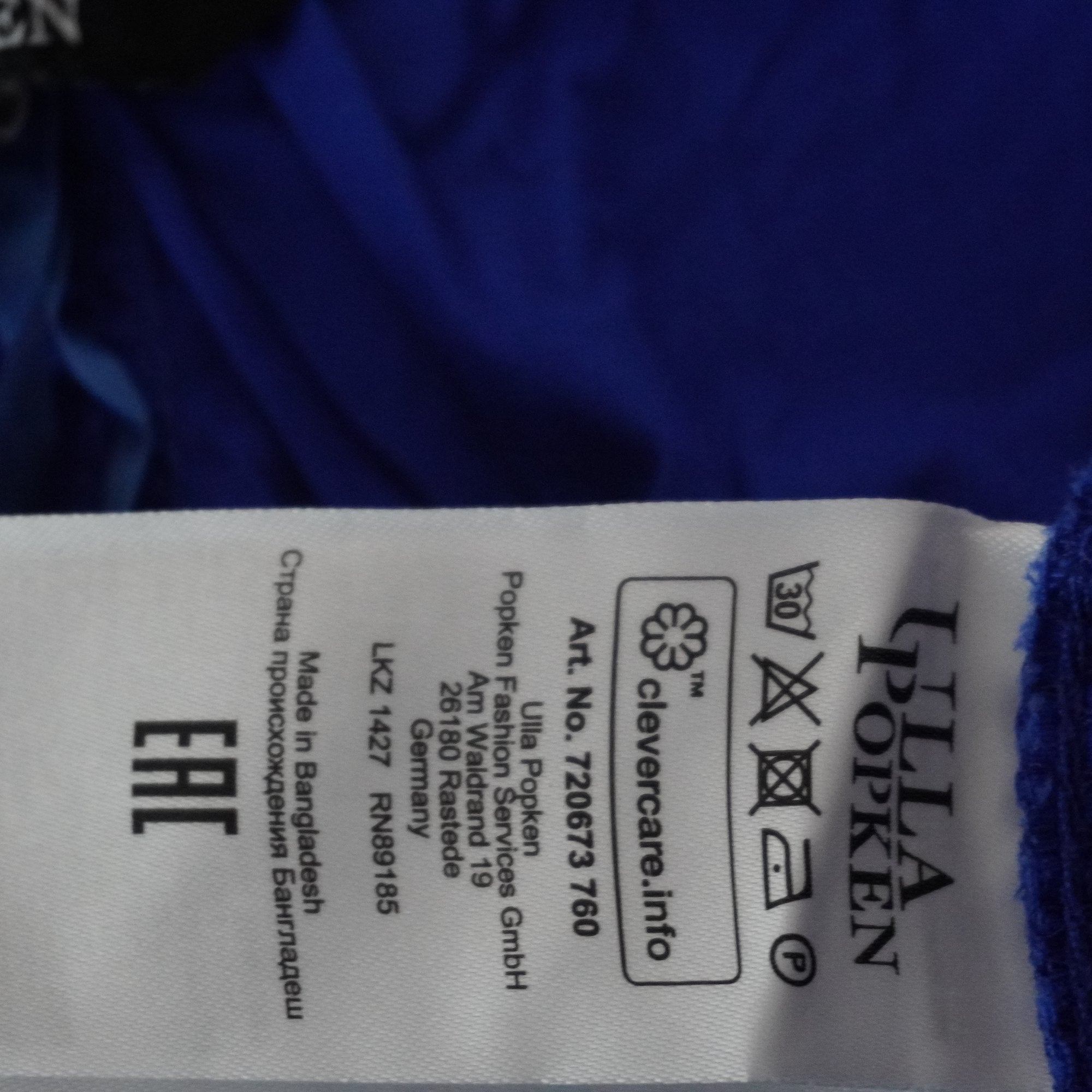 Pantalones Cortos Vaqueros Ulla Popken para Mujer Usados - Azul, XXXL