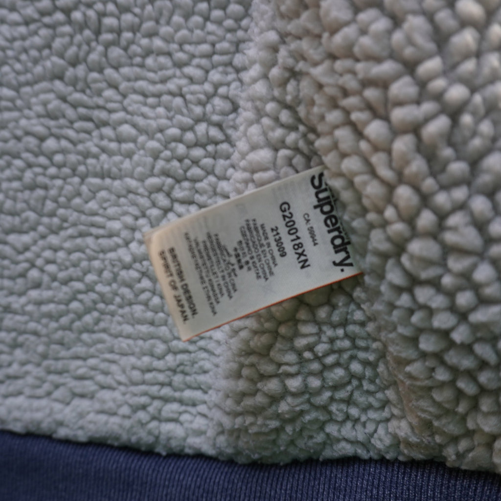 Sudadera con Capucha Superdry para Mujer Usada - Azul, S