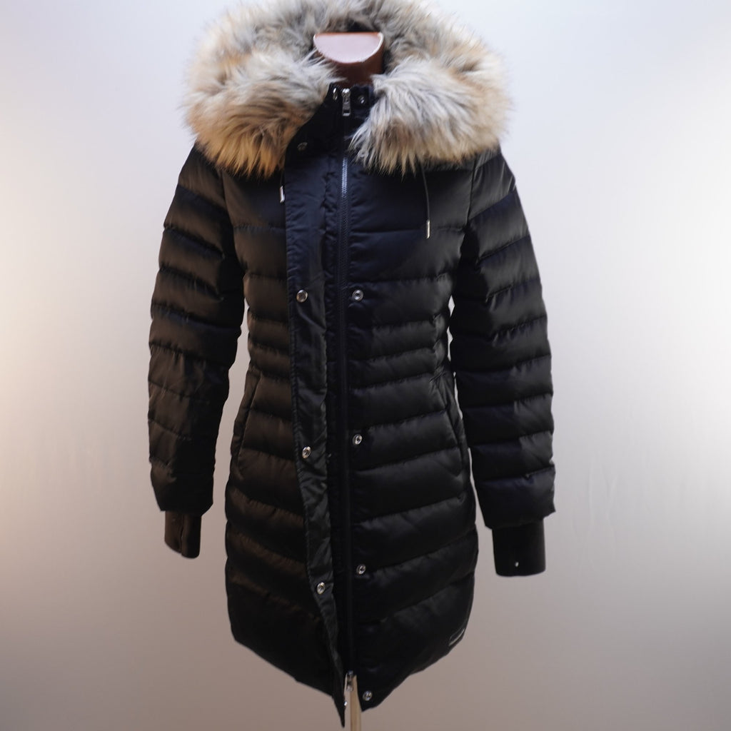 Parkas Calvin Klein para Mujer Usada - Negra, Pequeña (S)