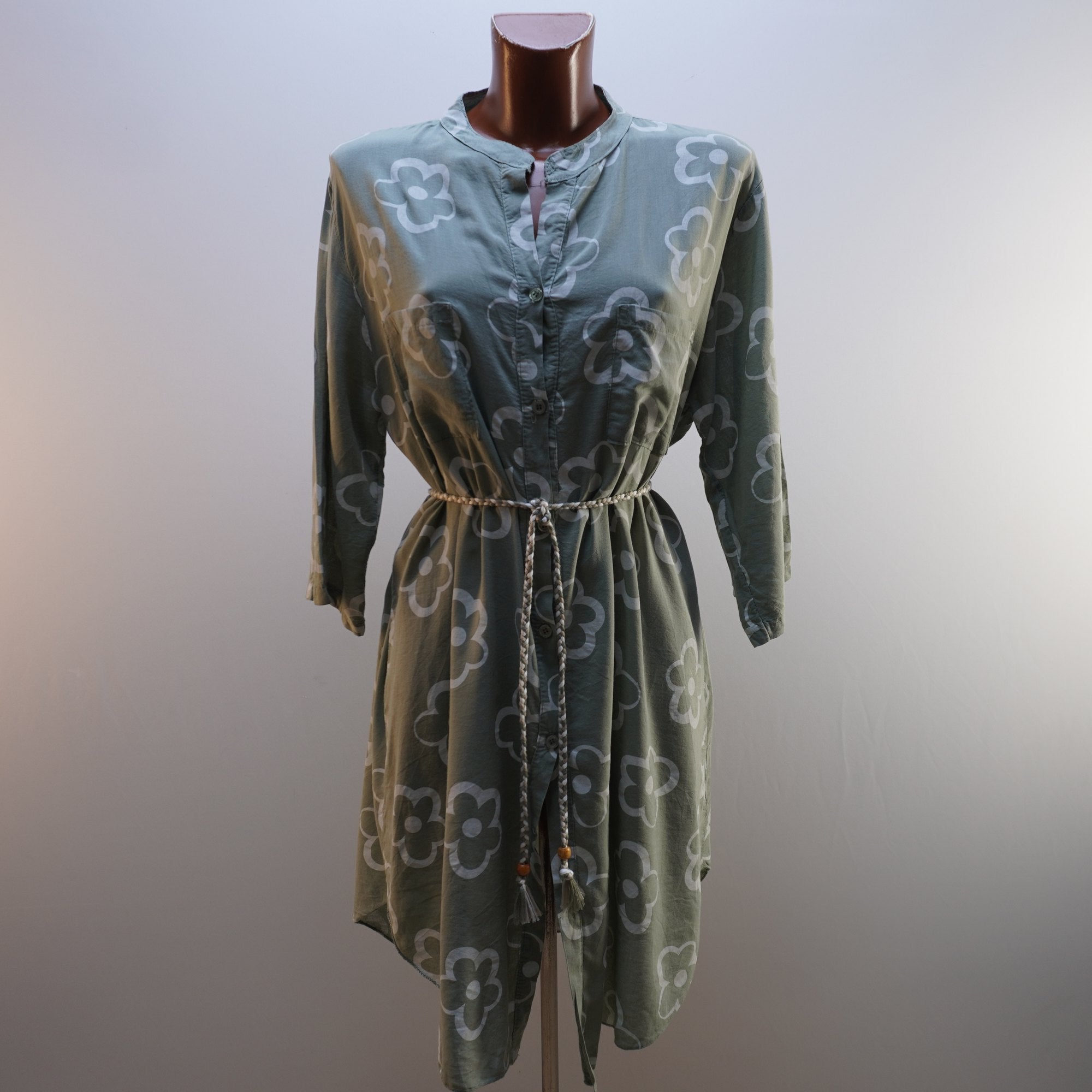 Vestido Italian Style para Mujer Usado - Verde, XL