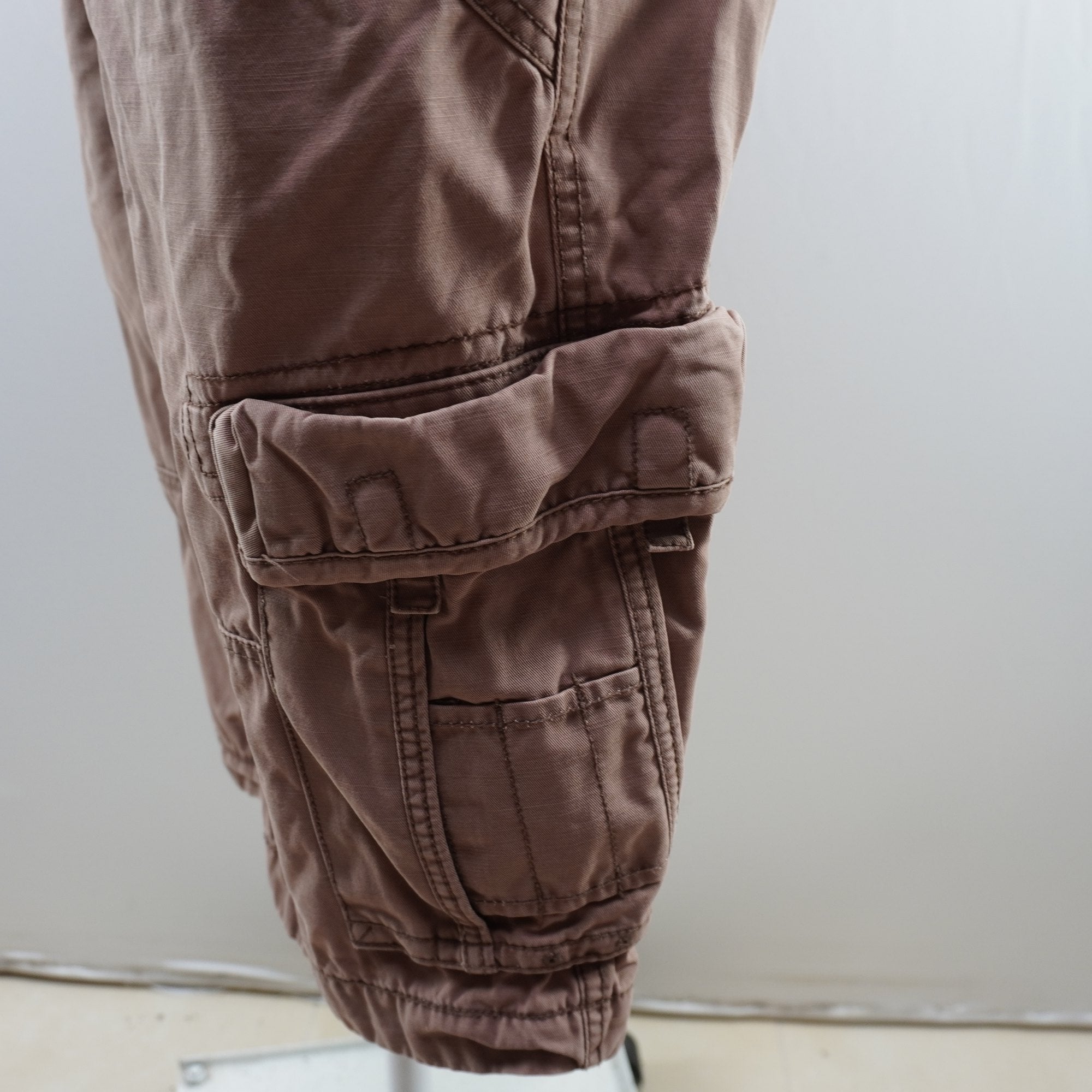 Pantalones Cortos Cargo Fat Face para Hombre - Marrón, XL, Usados en Muy Buen Estado