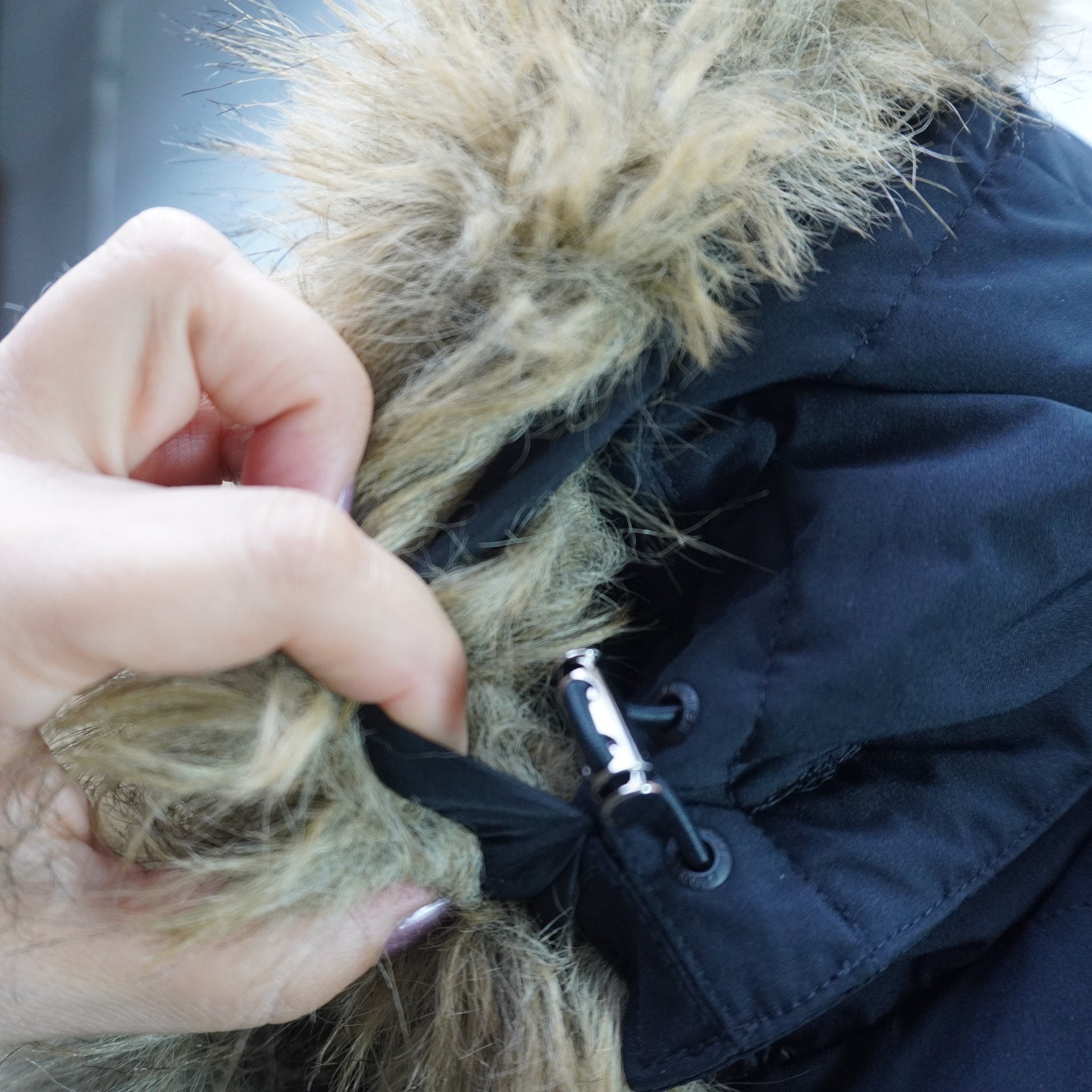 Parka Pioneer Camp para Mujer Nueva con Etiquetas - Negra, S