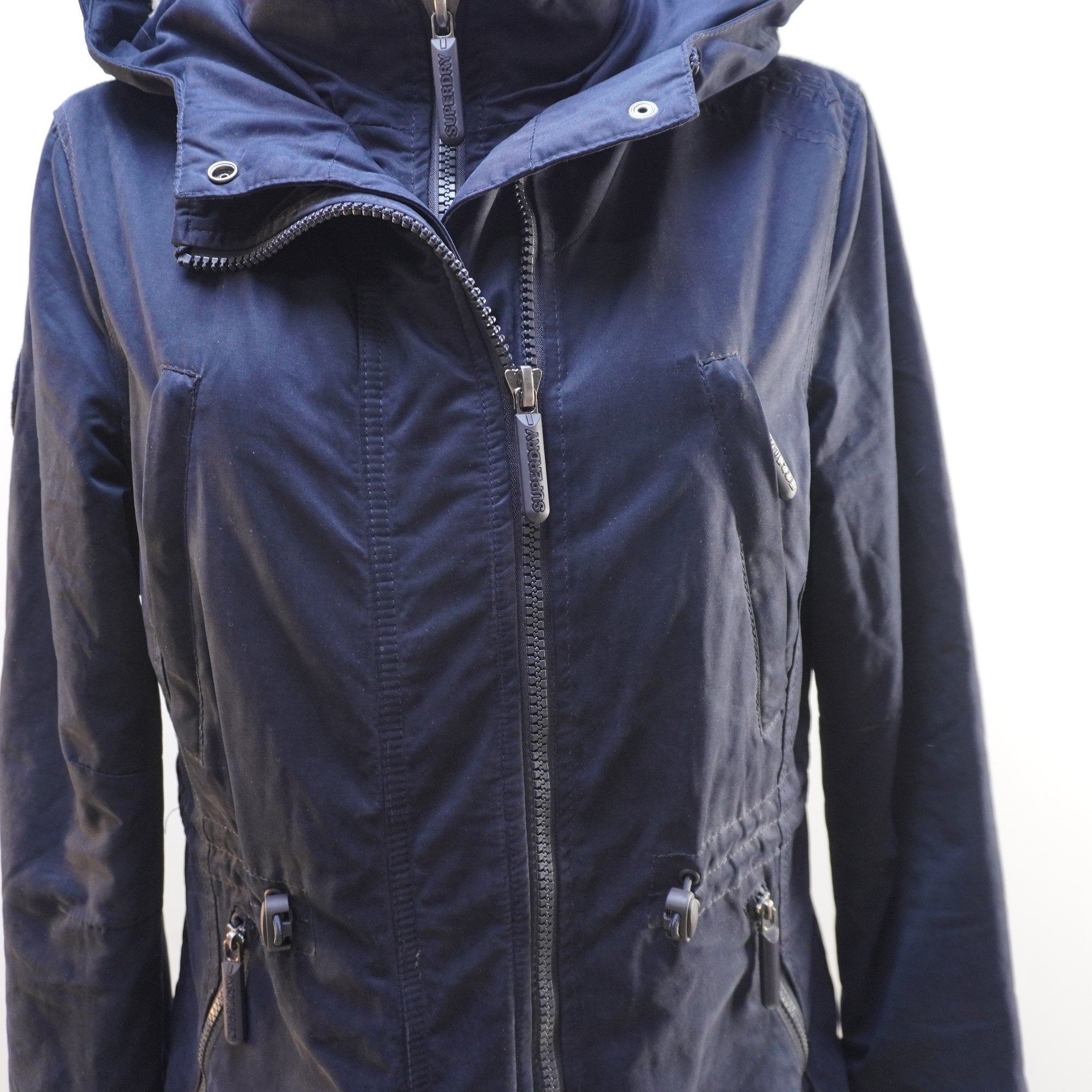 Parka Superdry para Mujer Usada - Azul Marino, XL