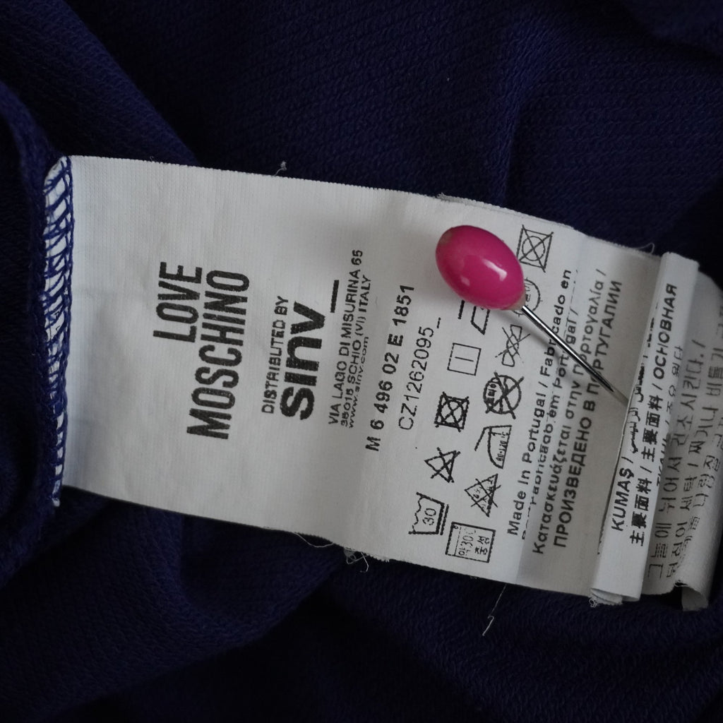 Sudadera Love Moschino para Mujer Usada - Azul, S