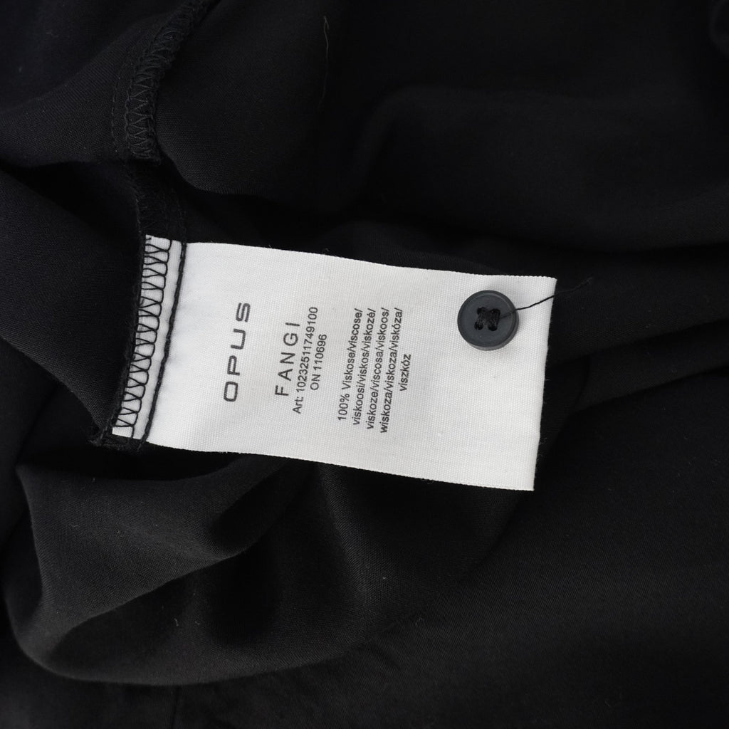 Camisa Henley Opus para Mujer Usada - Negra, Grande (L)
