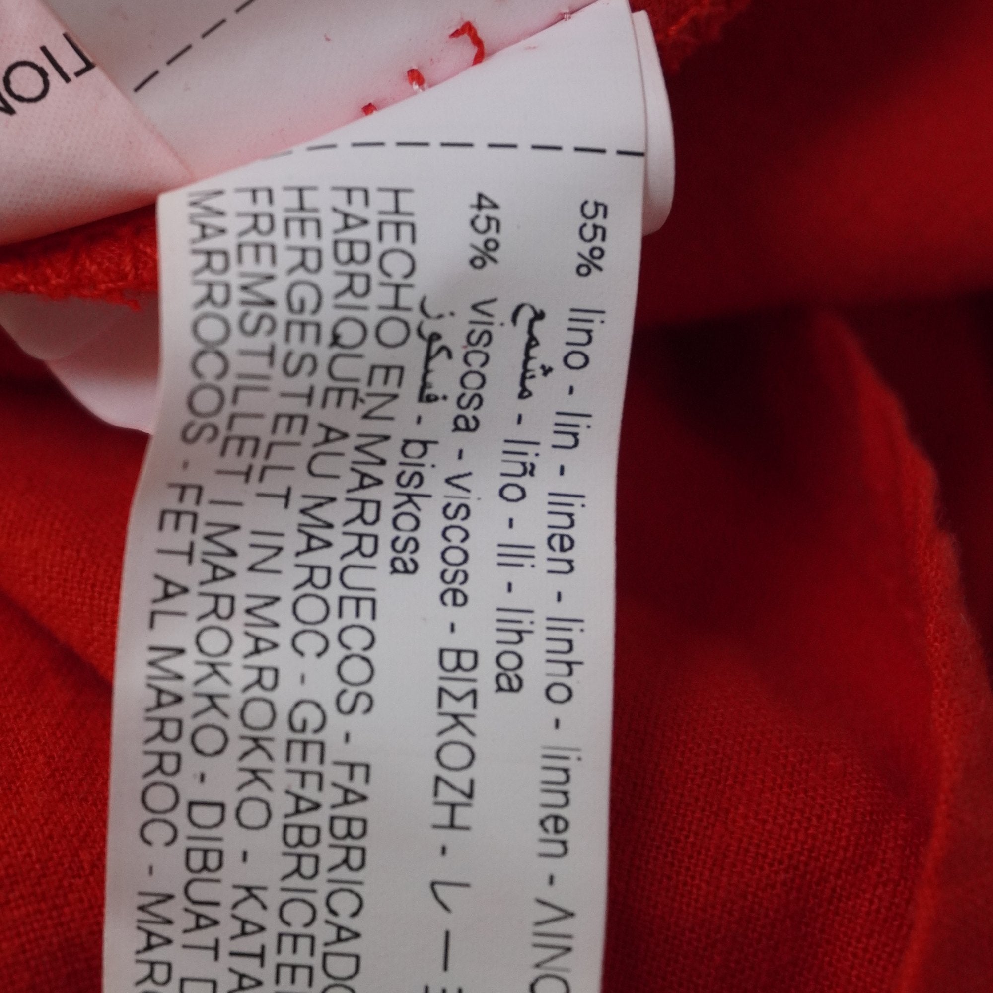 Camisa Henley Zara para Mujer Usada - Roja, M