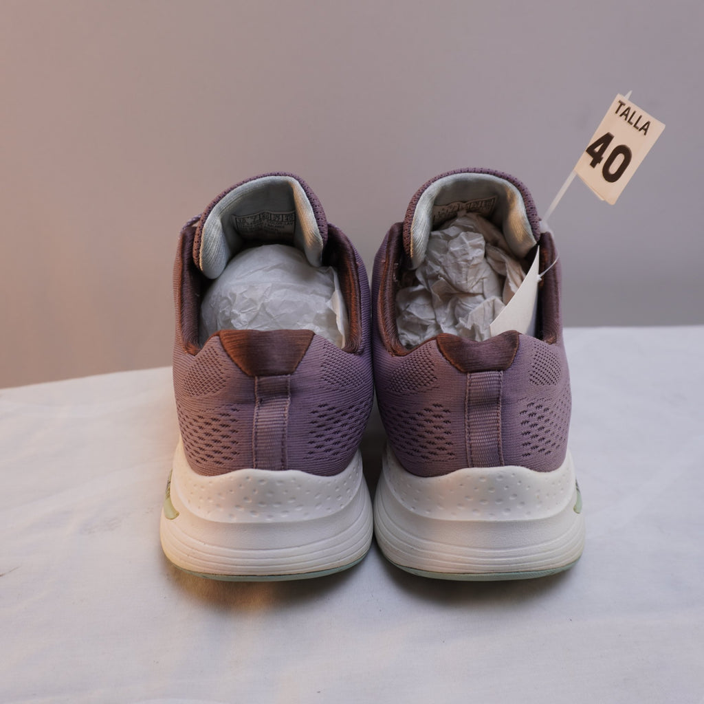 Zapatillas Skechers para Mujer Usadas - Rosa, 40