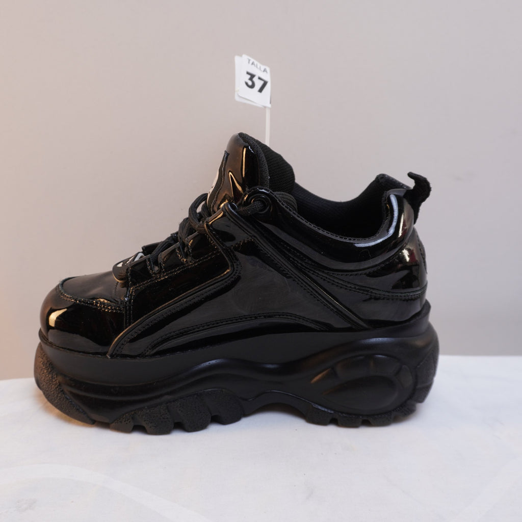 Zapatillas Buffalo para Mujer Usadas - Negro, Talla 37