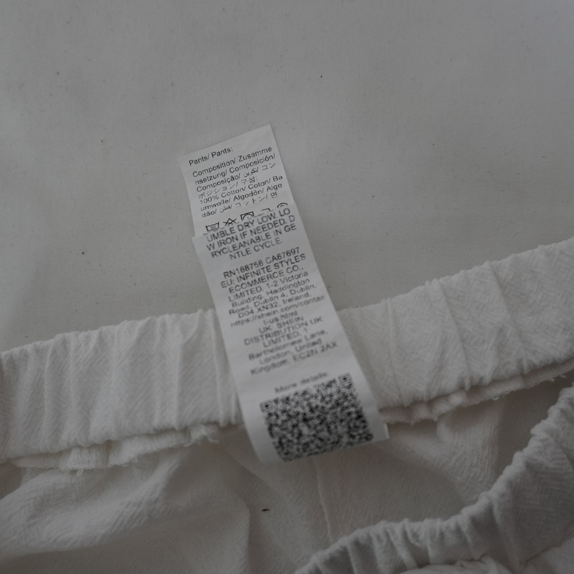 Pantalones Cortos Chinos Italian Style para Mujer Usados - Blanco, S