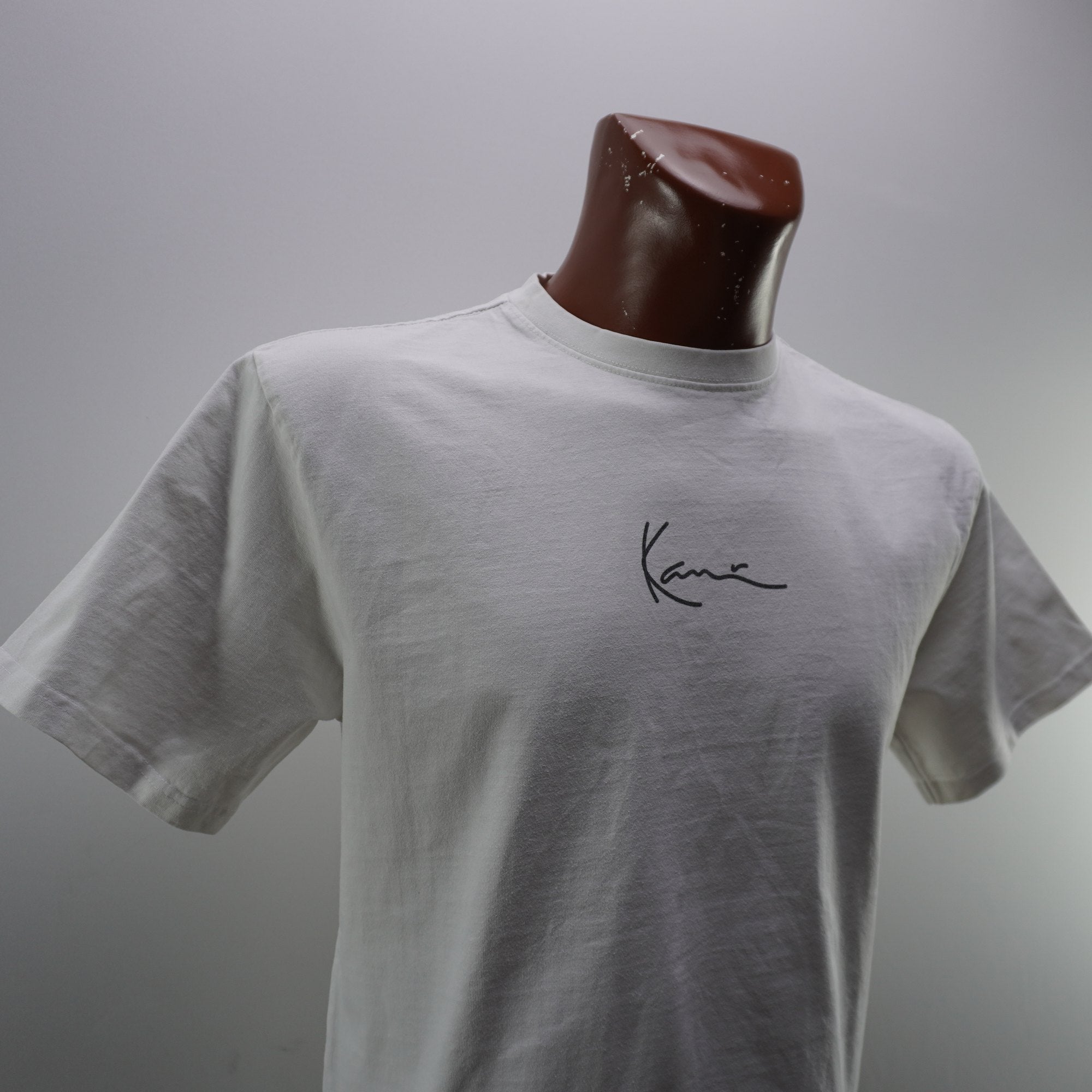 Camiseta de Manga Corta Karl Kani para Hombre Usada - Blanca, S