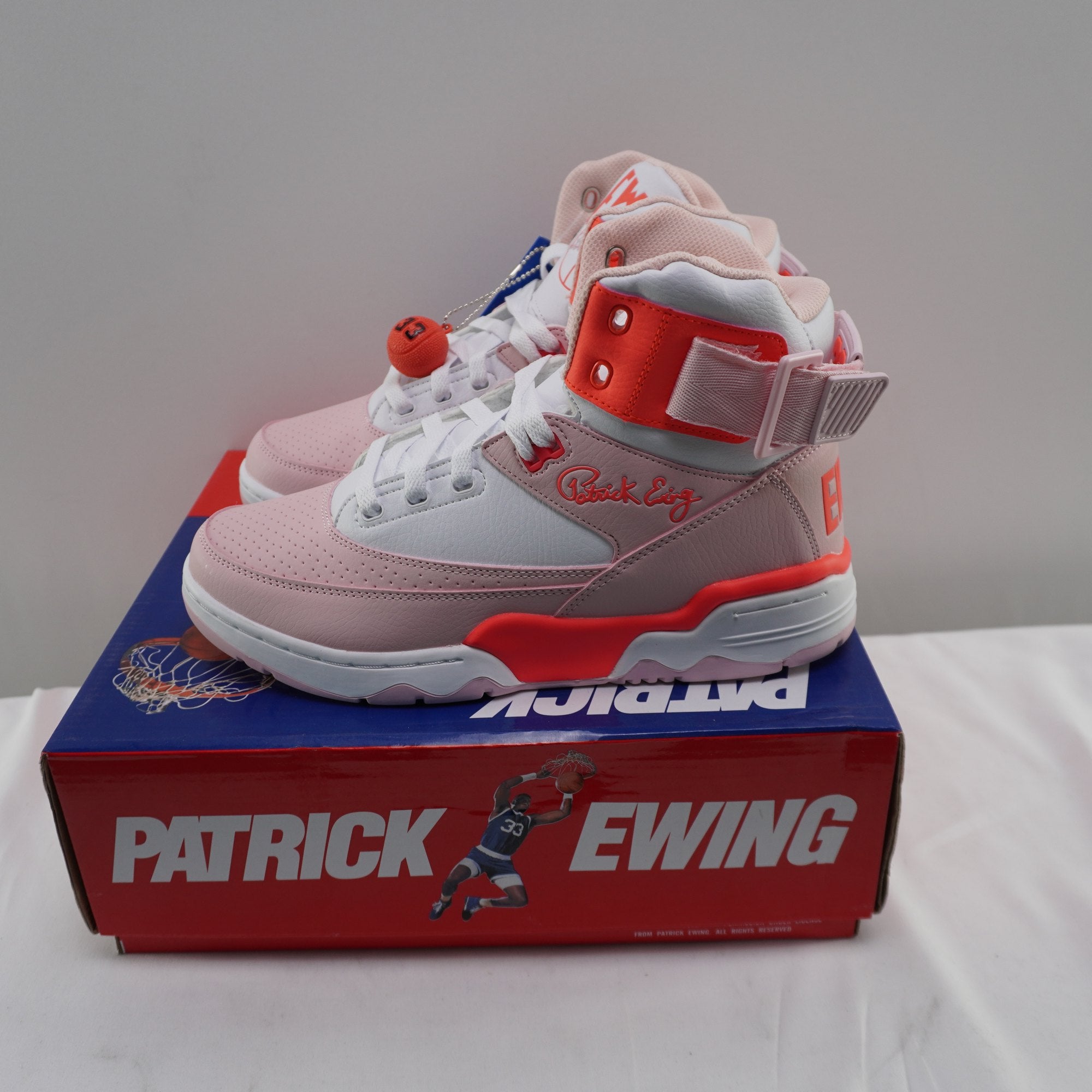 Zapatillas Patrick Ewing 33 para Hombre Usadas - Rosa, Talla 42.5