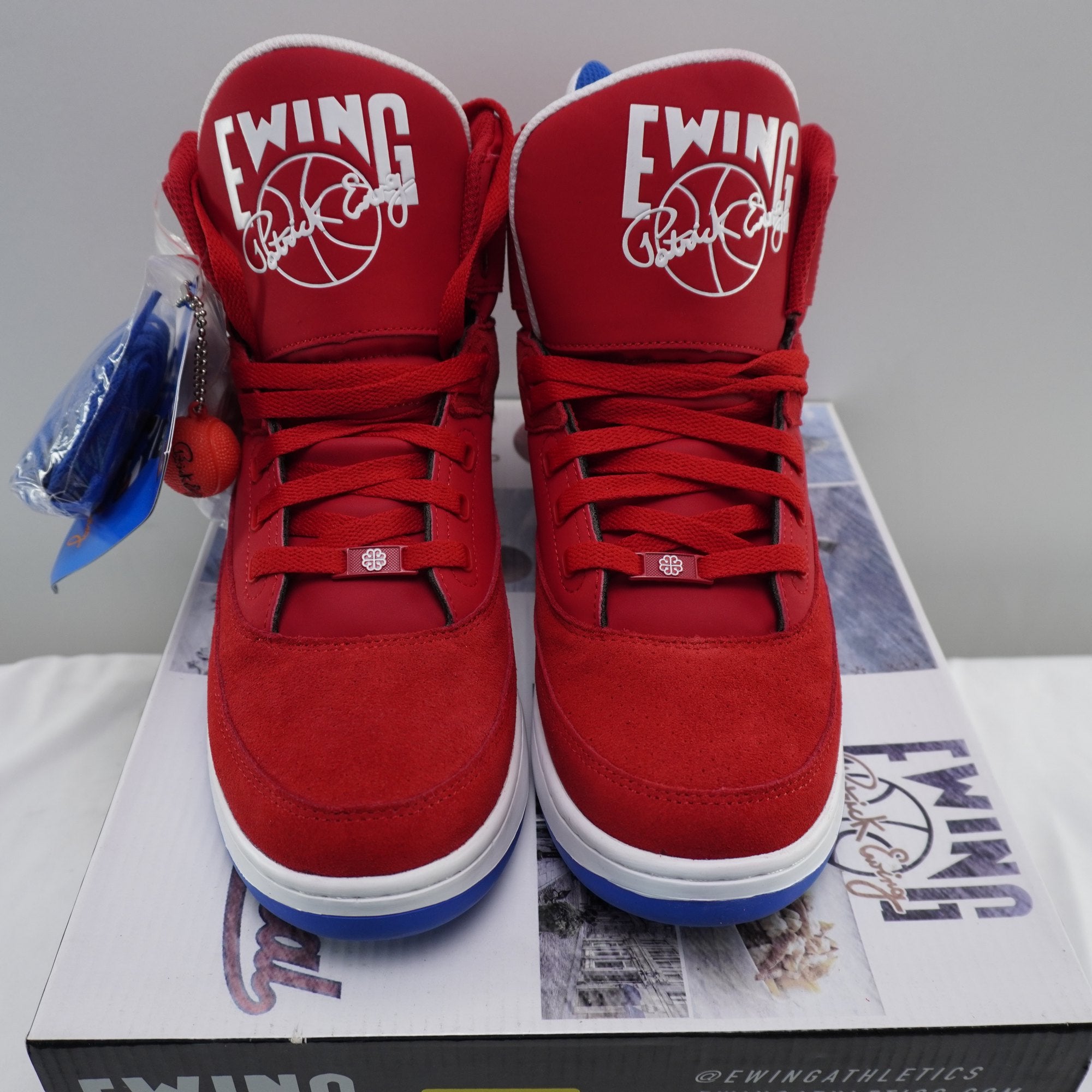 Zapatillas Patrick Ewing 33 para Hombre Usadas - Rojo, Talla 43