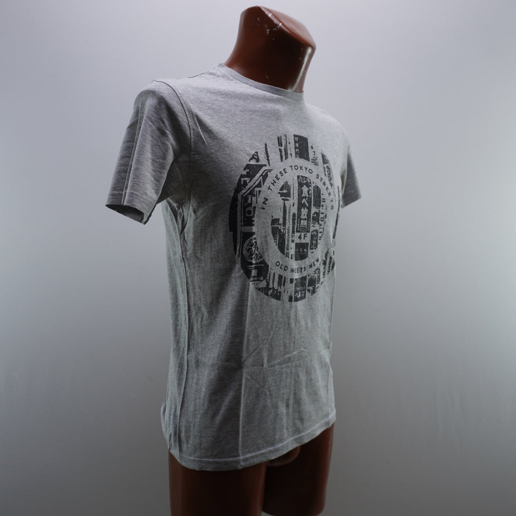 Camiseta de Manga Corta Tex para Hombre Usada - Gris, S