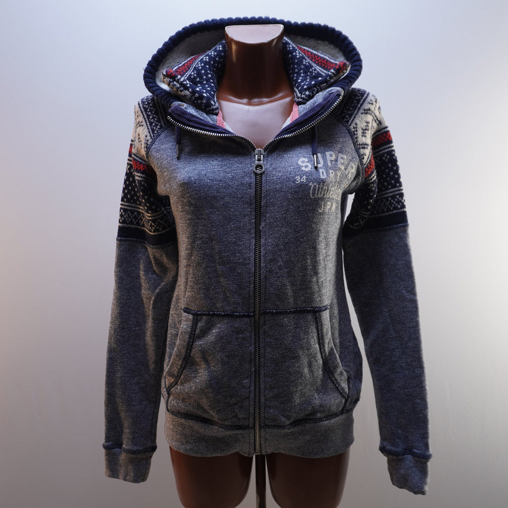 Sudadera con Capucha Superdry para Mujer Usada - Gris, L