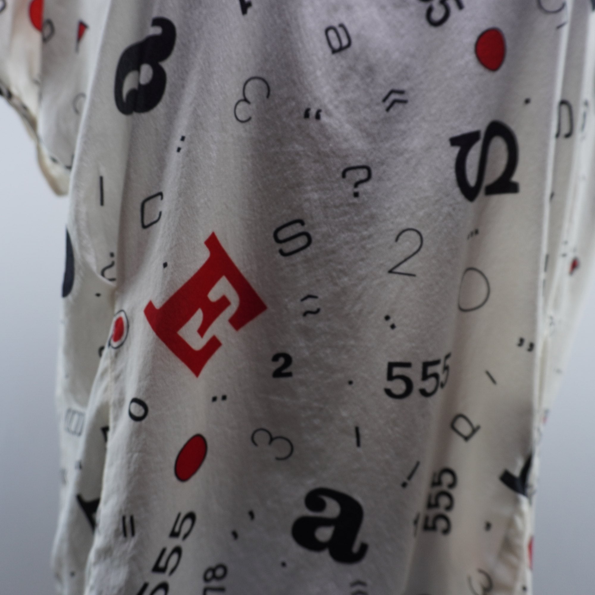Camiseta de Manga Corta Escada para Mujer Usada - Blanco, L