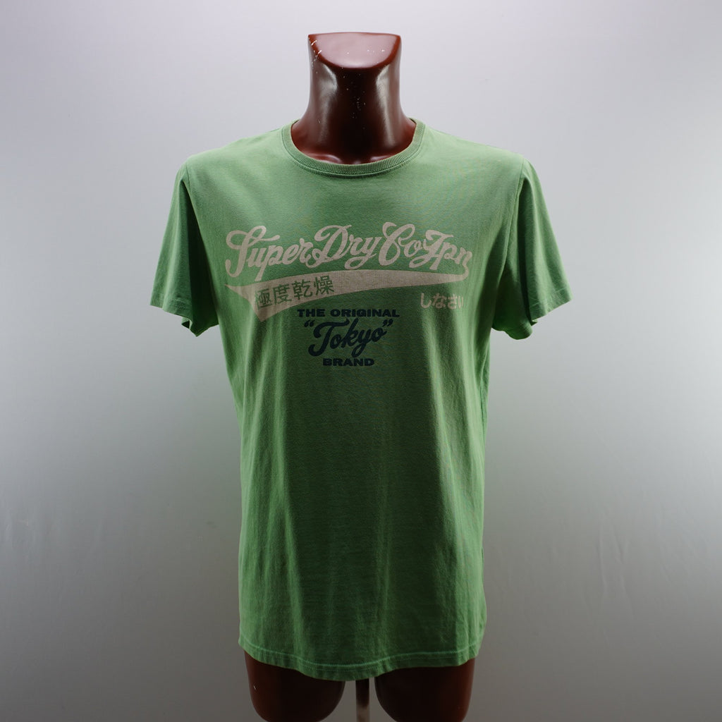Camiseta Superdry para Hombre Usada - Verde, XL