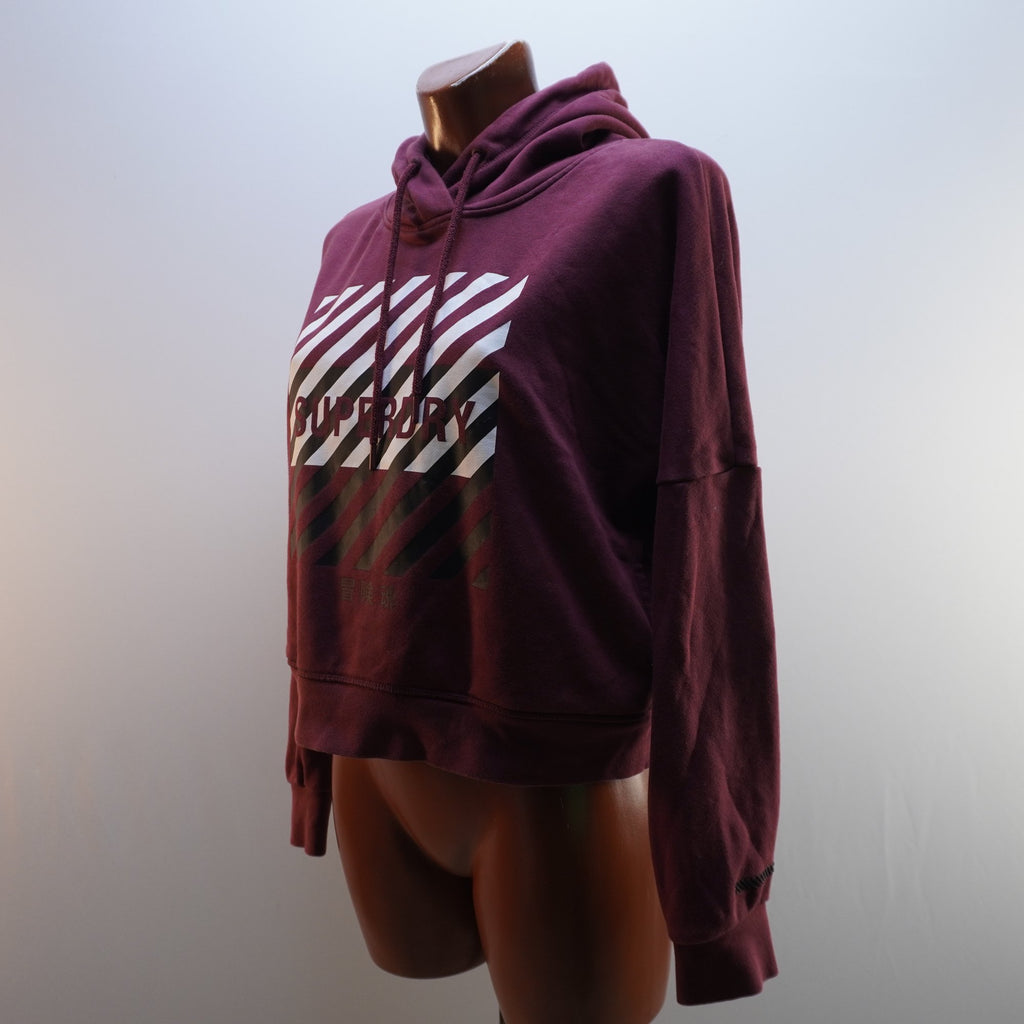 Sudadera con Capucha Superdry para Mujer Usada - Roja, L