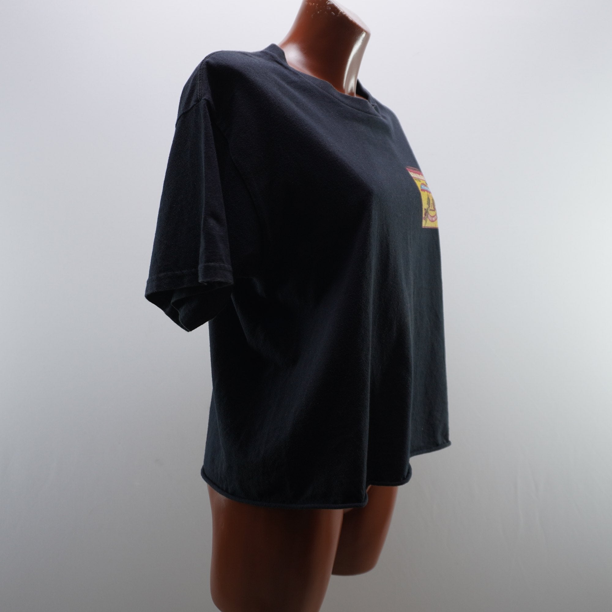 Camiseta de Manga Corta Victory para Mujer Usada - Negra, L