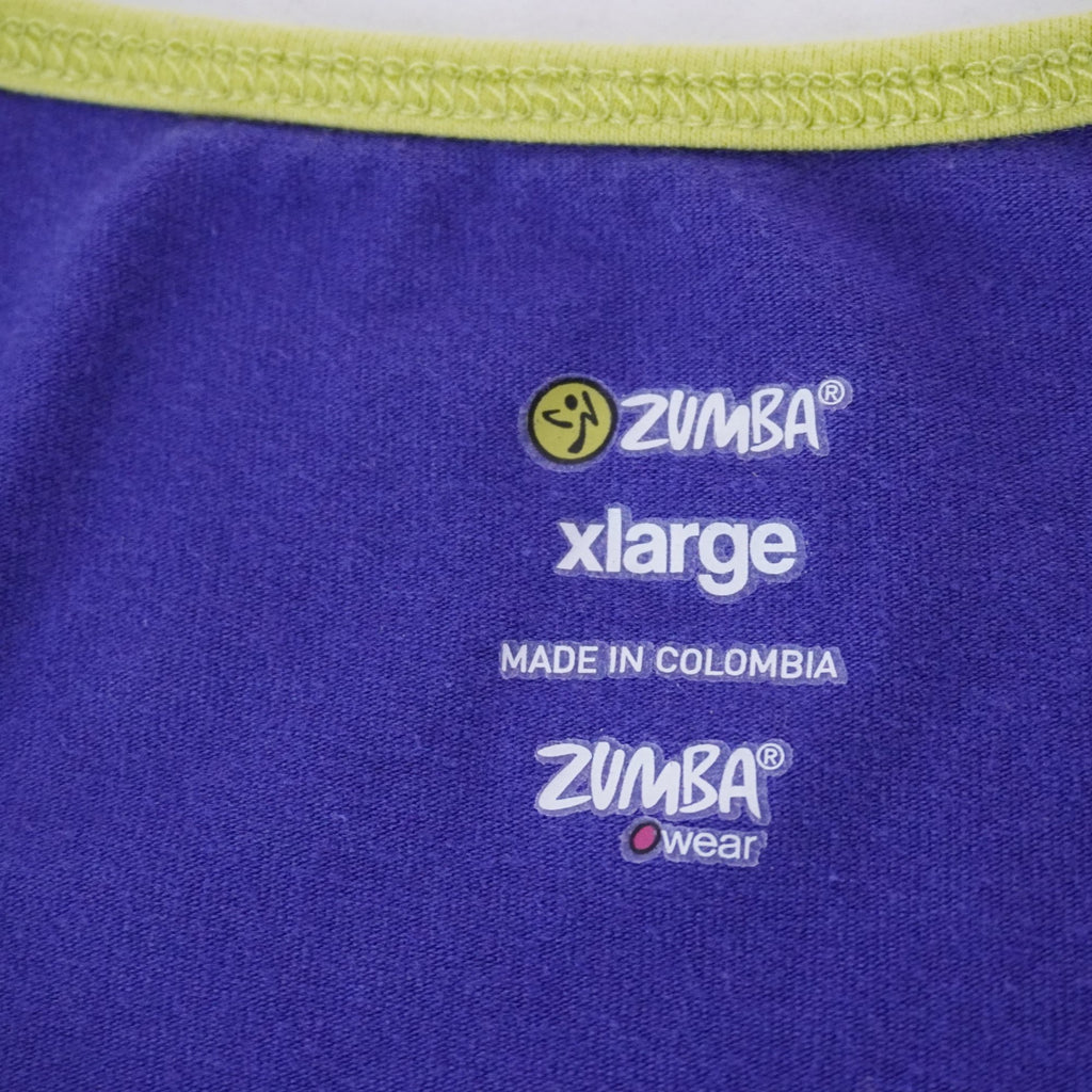 Camiseta Zumba para Mujer Usada - Púrpura, XL