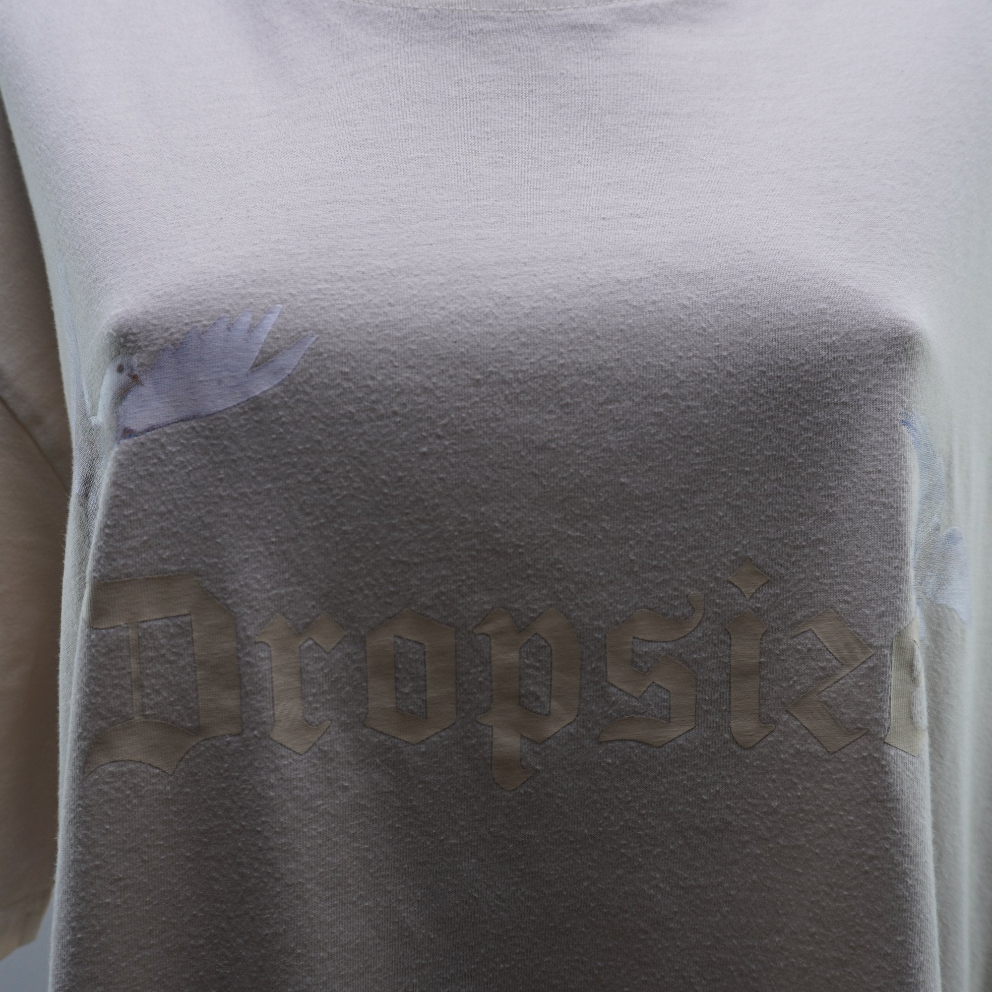 Camiseta de Manga Corta Dropsize para Mujer Usada - Beige, L