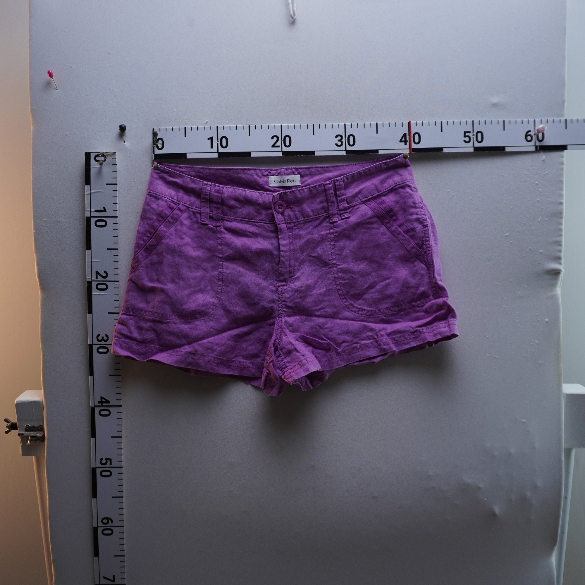 Pantalones Cortos Vaqueros Calvin Klein para Mujer Usados - Rosa, S