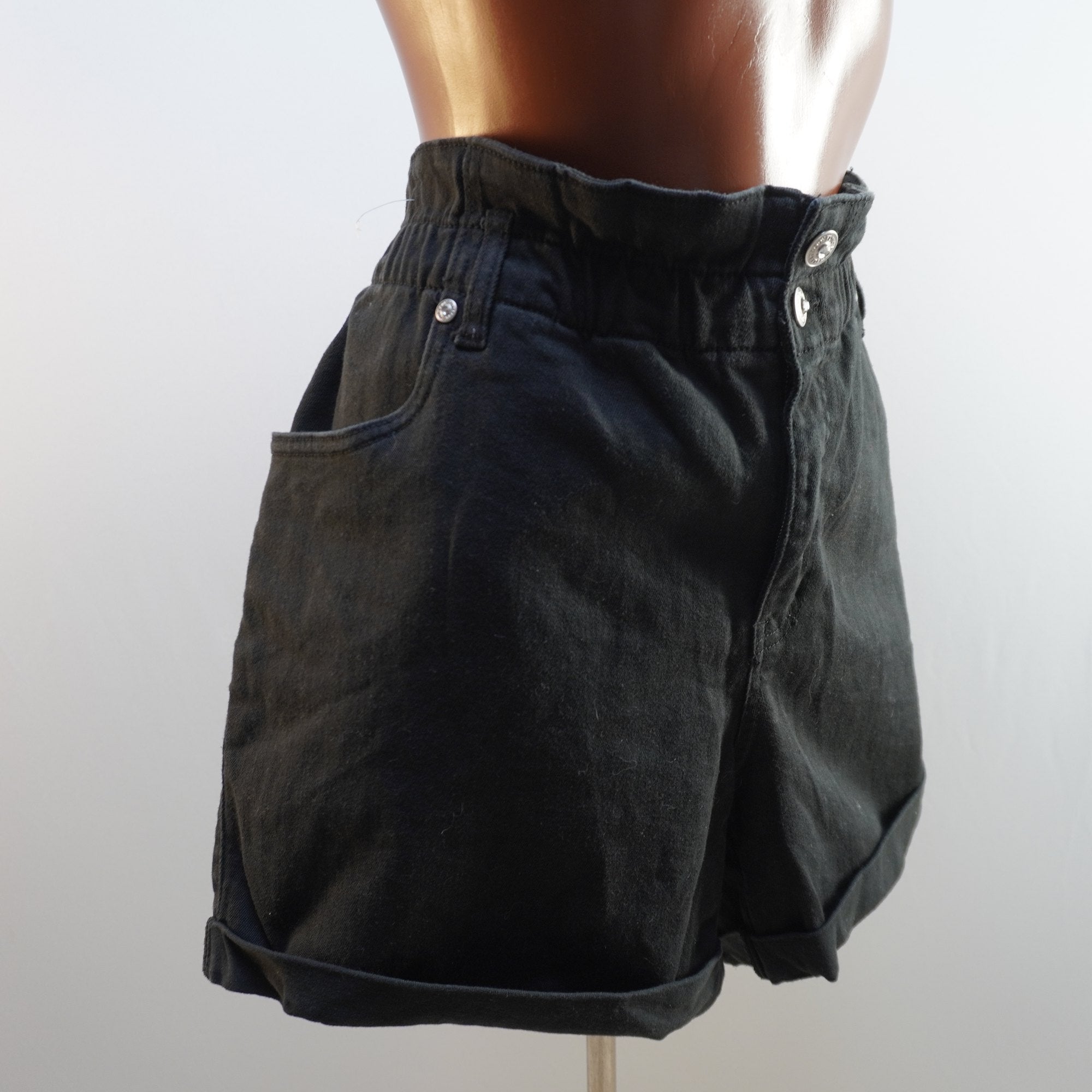 Pantalones Cortos Vaqueros Bodyflirt para Mujer Usados - Negros, XXL