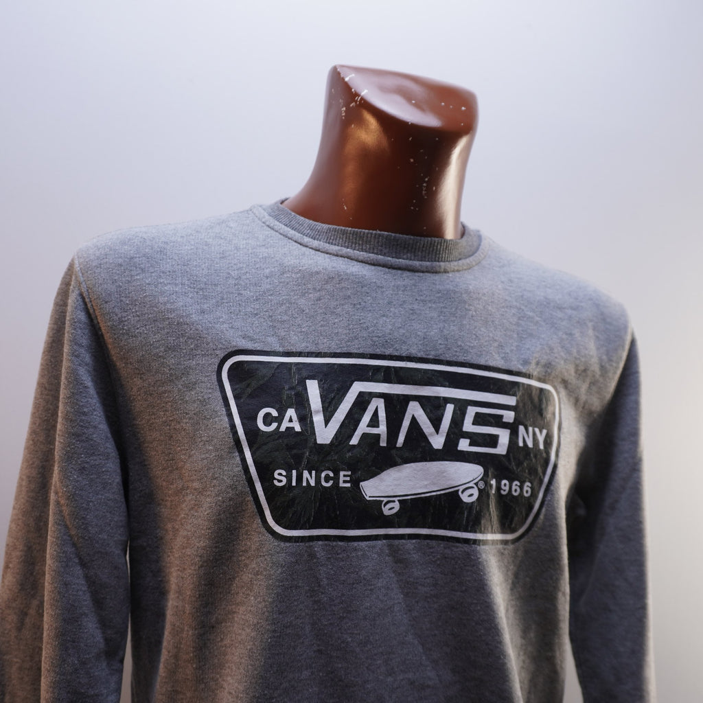 Sudadera con Capucha Vans para Hombre Usada - Gris, M
