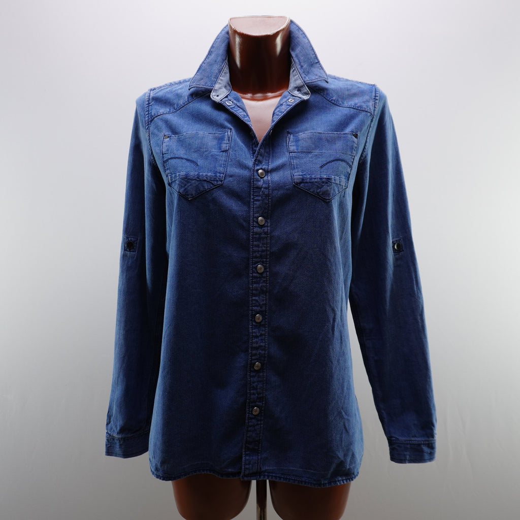 Camisa G-Star para Mujer en Azul, Talla S - Usada en Muy Buen Estado