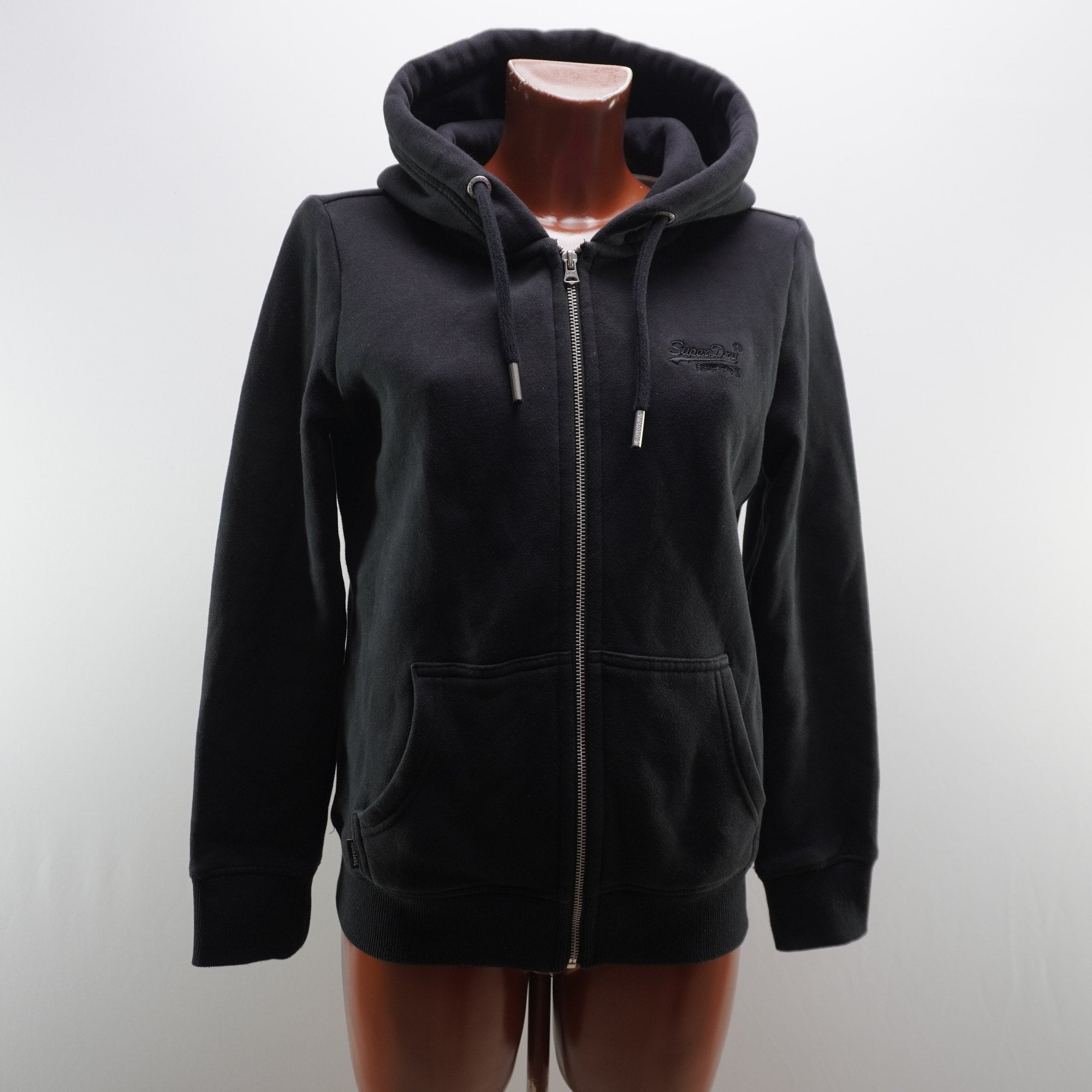 Sudadera con Capucha Superdry para Mujer Usada - Negra, L