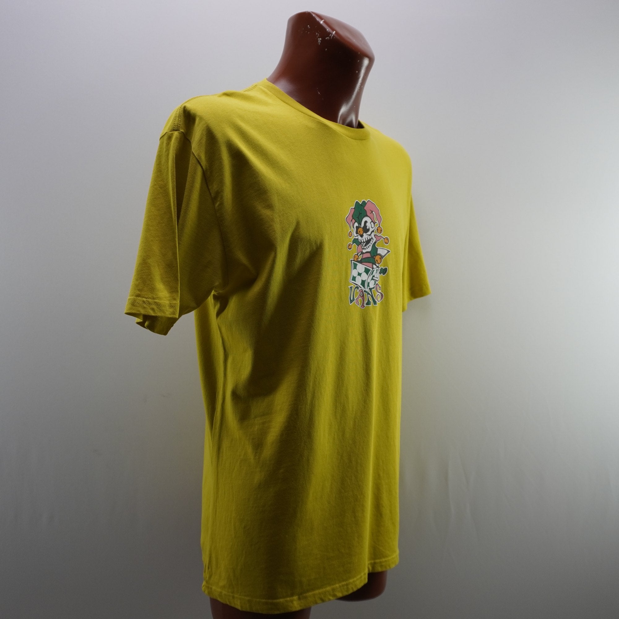 Camiseta de Manga Corta Vans para Hombre Usada - Amarillo, L
