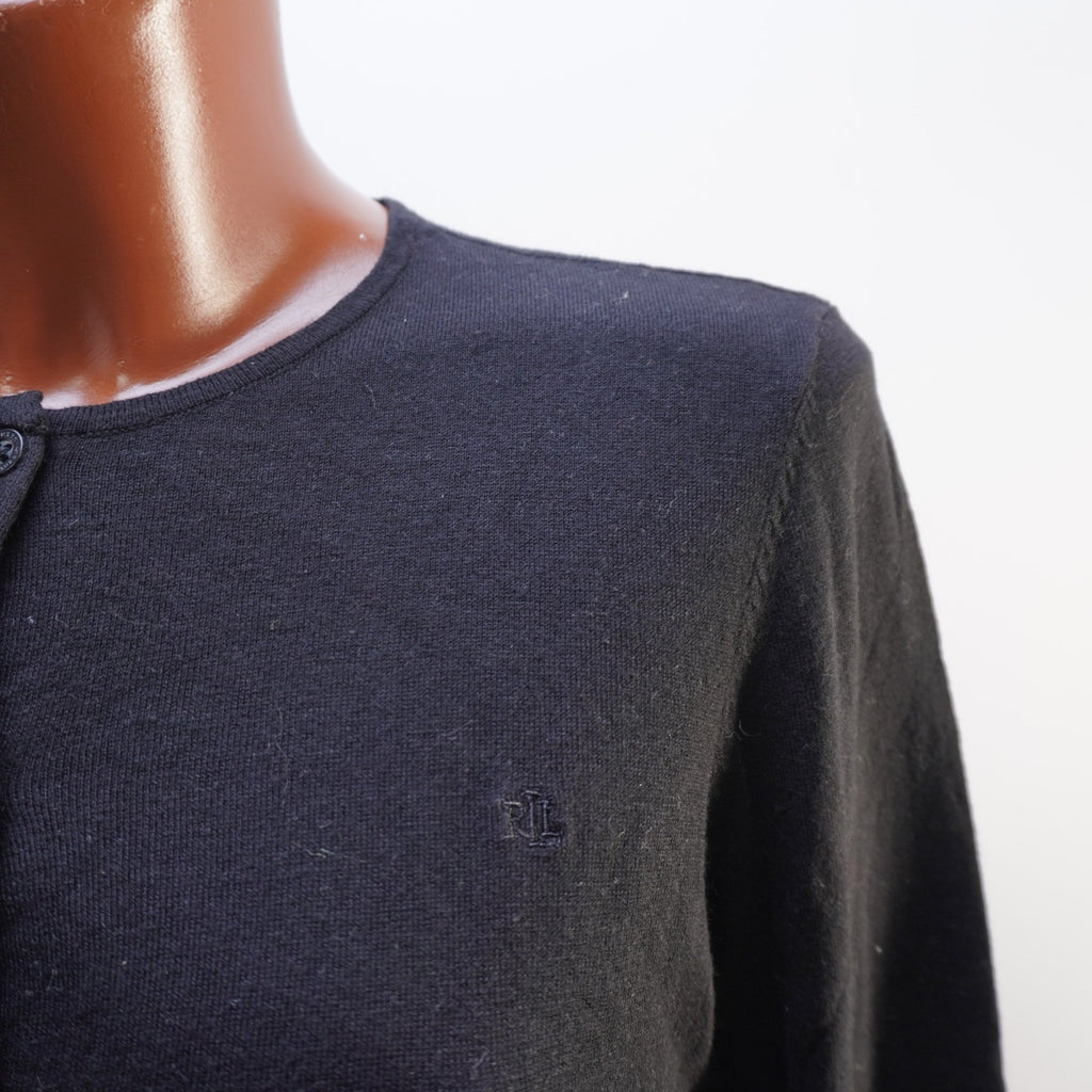 Cárdigan Ralph Lauren para Mujer Usado - Negro, XL
