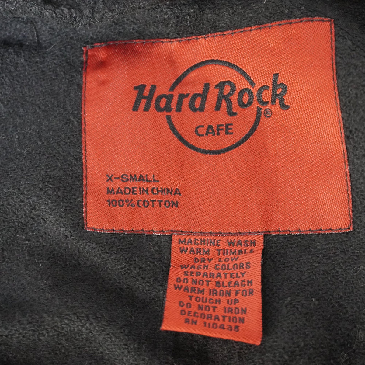 Sudadera con Capucha Hard Rock para Mujer Usada - Negra, XS