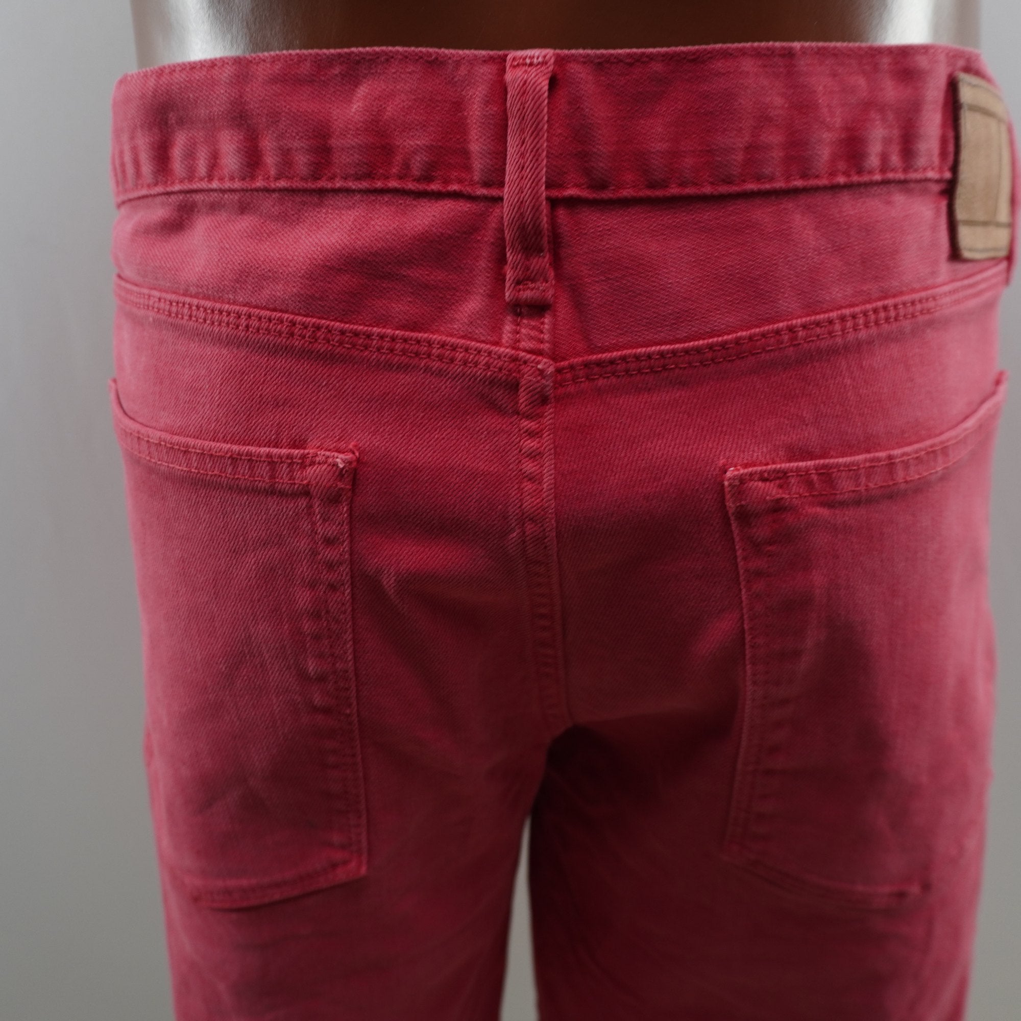 Pantalones Cortos Vaqueros Tommy Hilfiger para Hombre Usados - Rojos, L