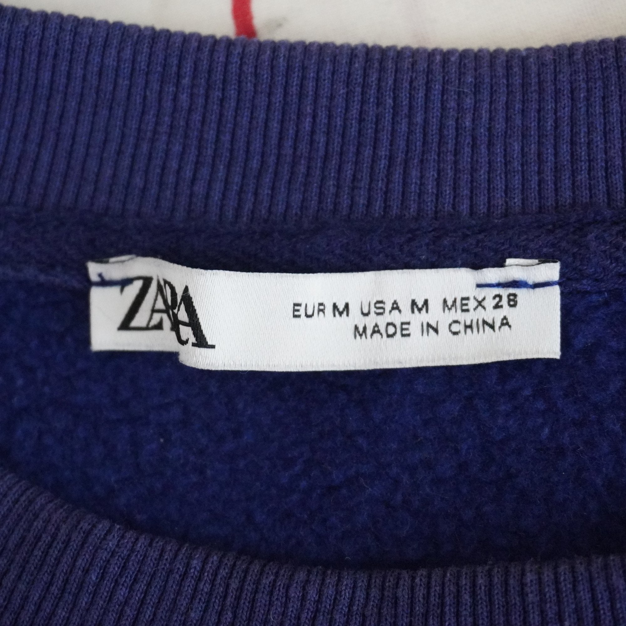 Sudadera con Capucha Zara para Mujer Usada - Azul, M