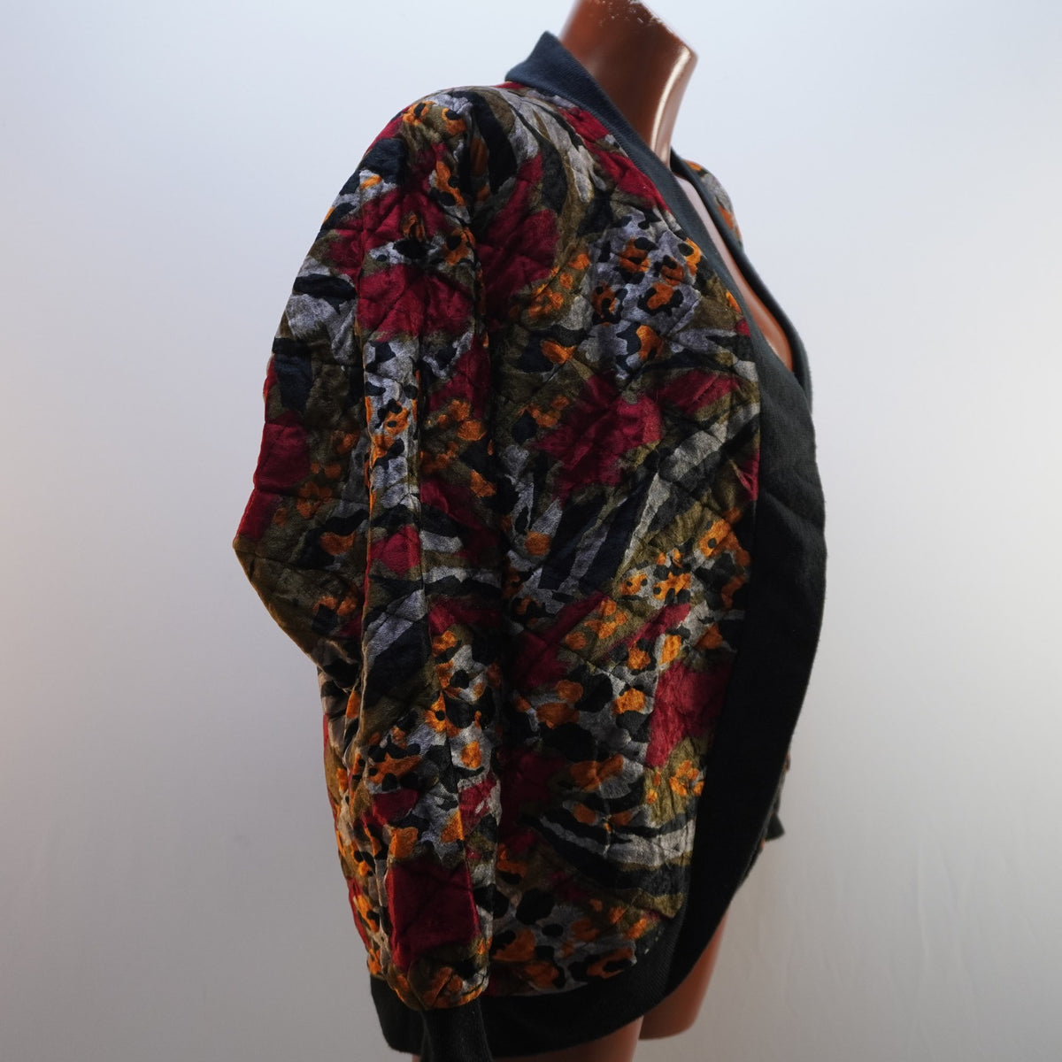 Chaqueta Bomber Italian Style para Mujer Usada - Multicolor, XL