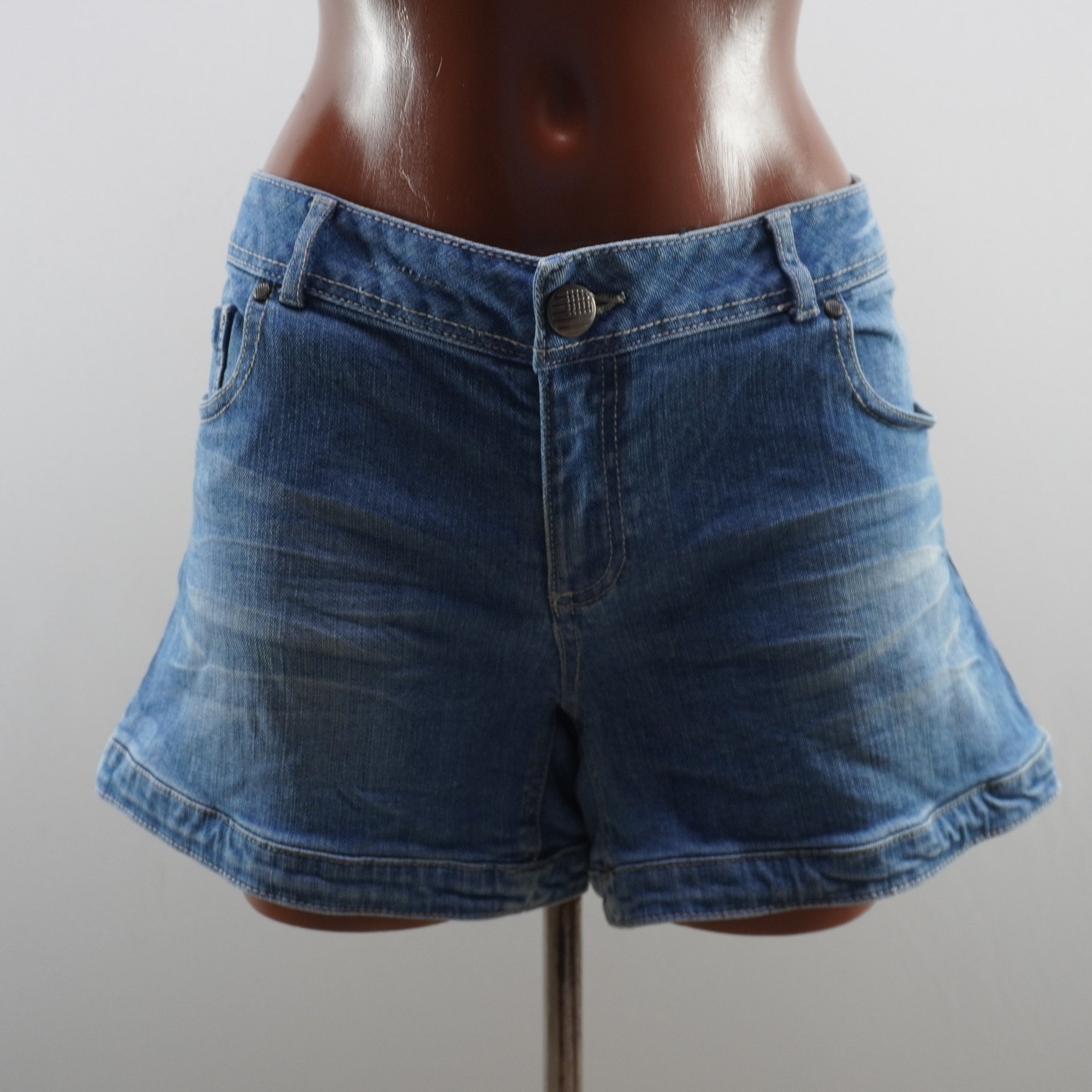 Pantalones Cortos Vaqueros Walk and Talk para Mujer Usados - Azul, XXL