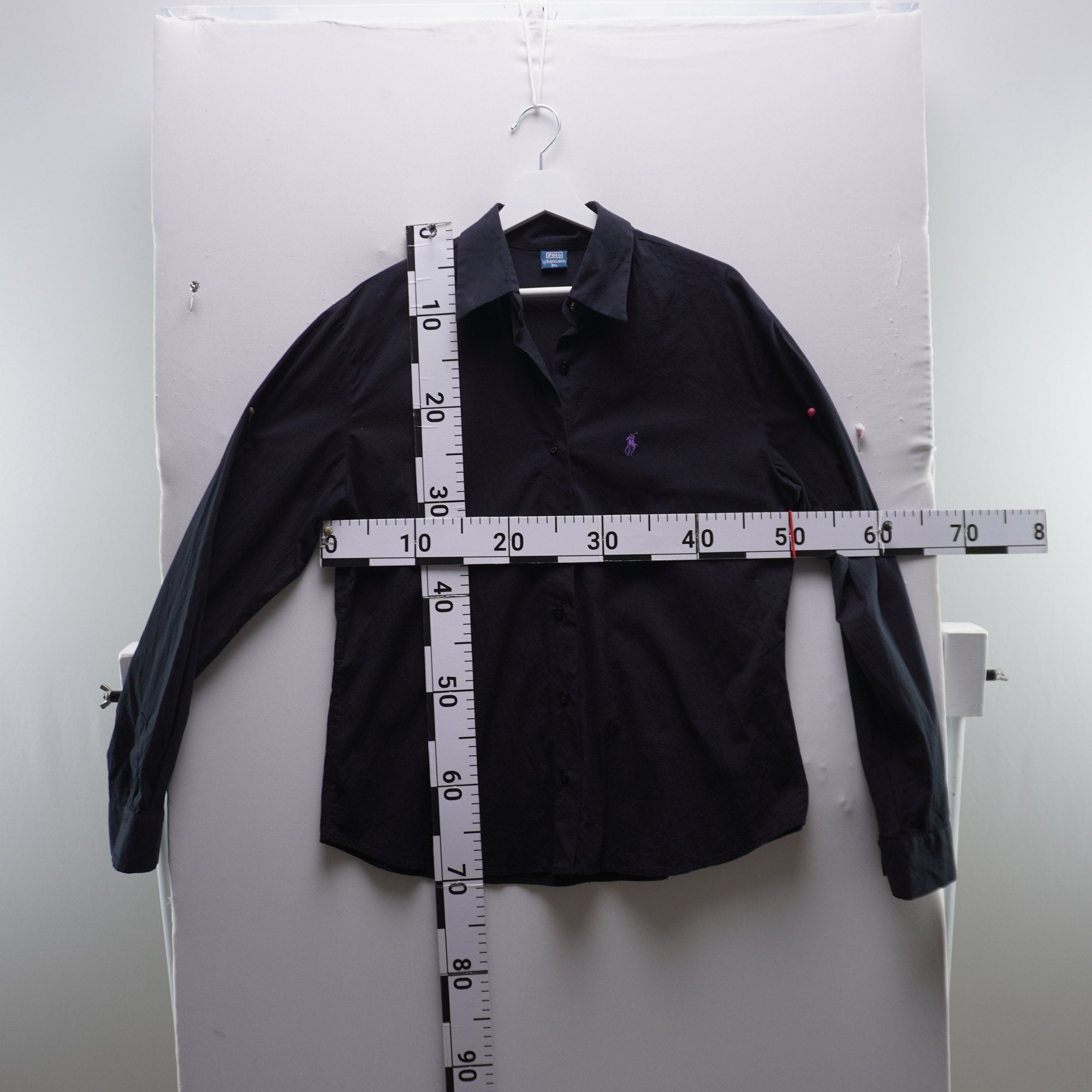 Camisa de Vestir Ralph Lauren para Mujer Usada - Negra, XXXL
