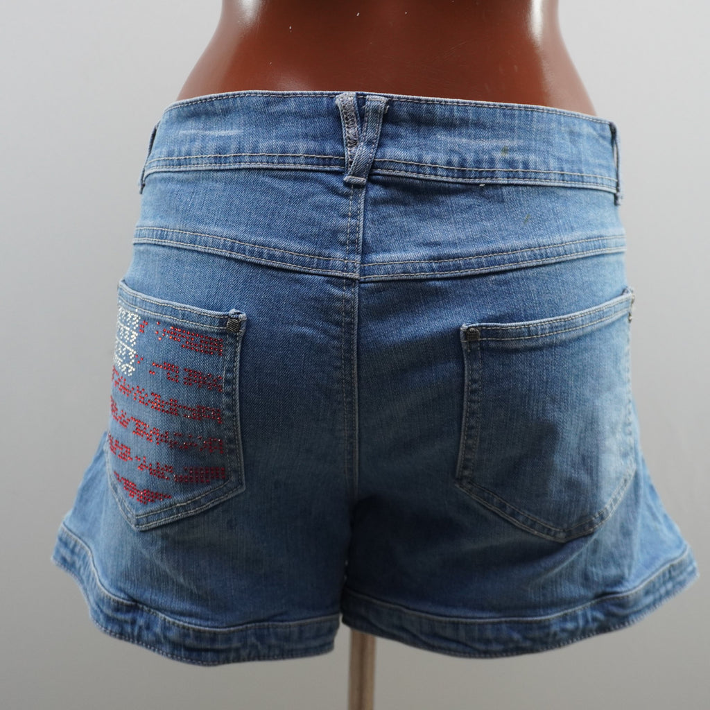 Pantalones Cortos Vaqueros Walk and Talk para Mujer Usados - Azul, XXL