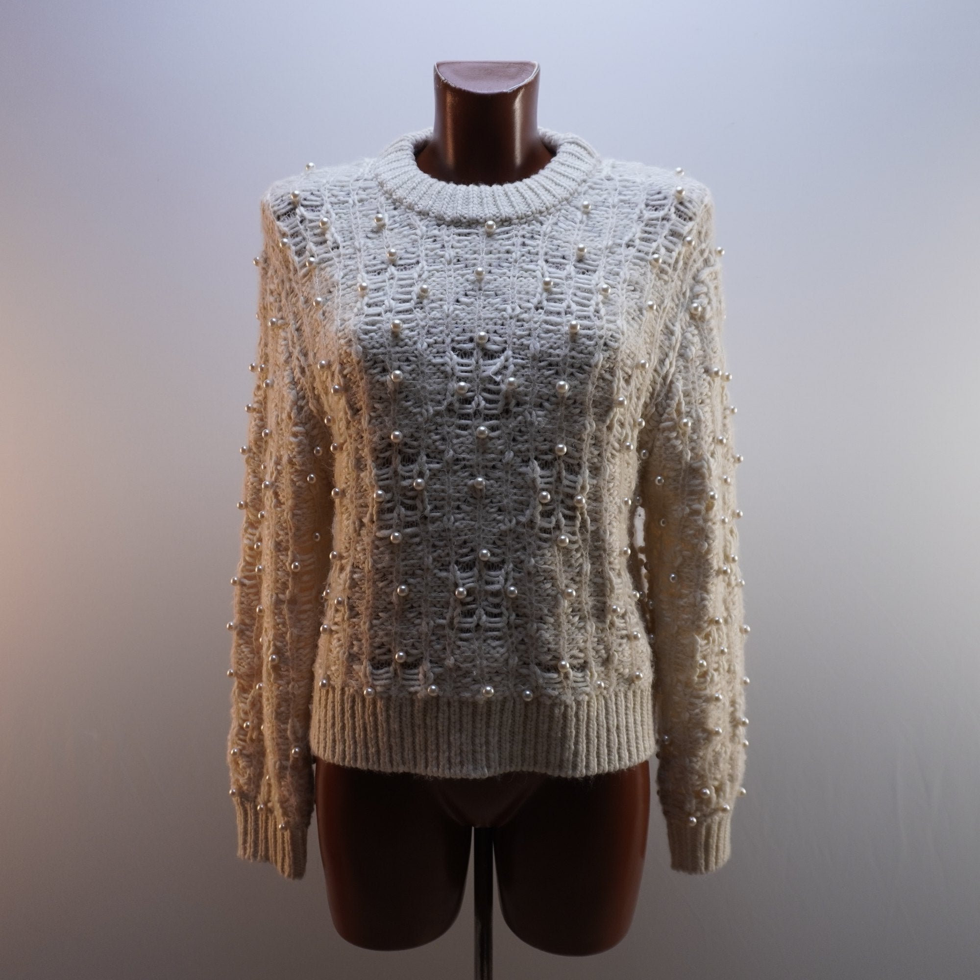 Suéter Zara para Mujer Usado - Beige, Pequeño (S)